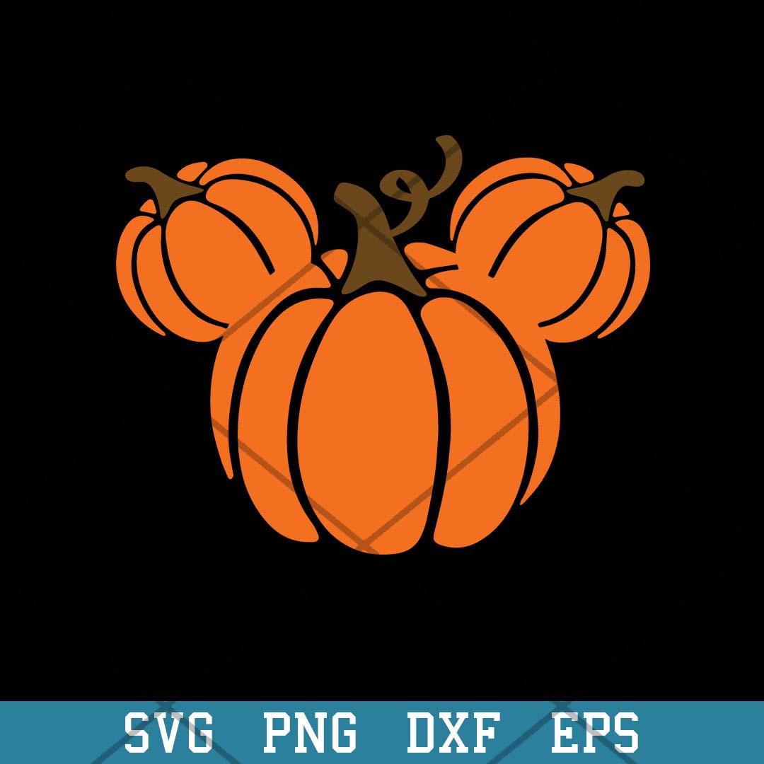 Mouse Head Pumpkins Halloween Svg, Halloween Svg-Svgfilesforcricut