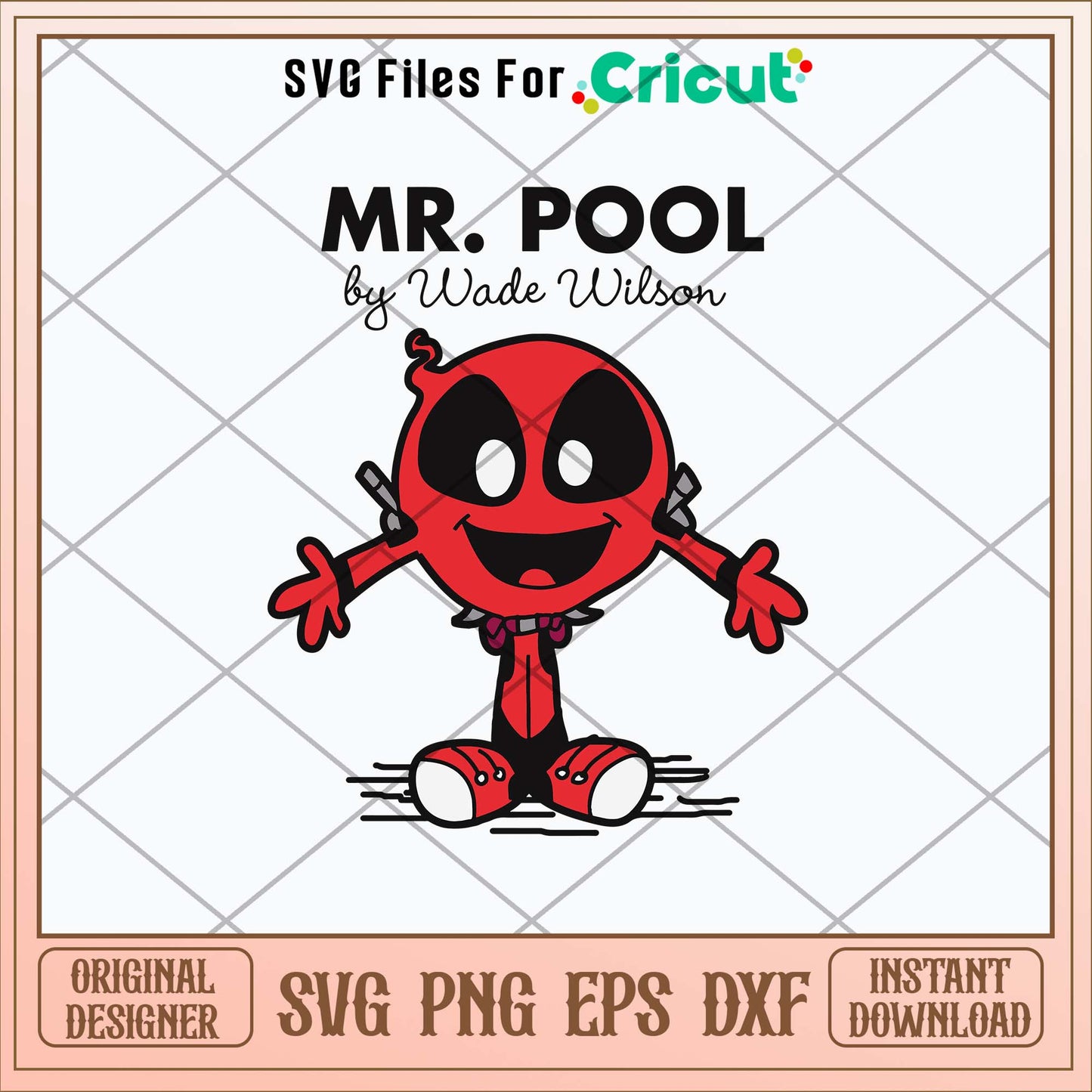 Mr Pool By Wade Wilson Svg, Mr. Pool Svg-Svgfilesforcricut