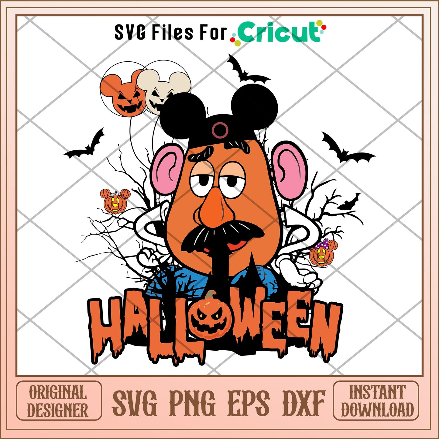 Mr Potato Halloween svg, Toy Story Characters svg, Digital Download