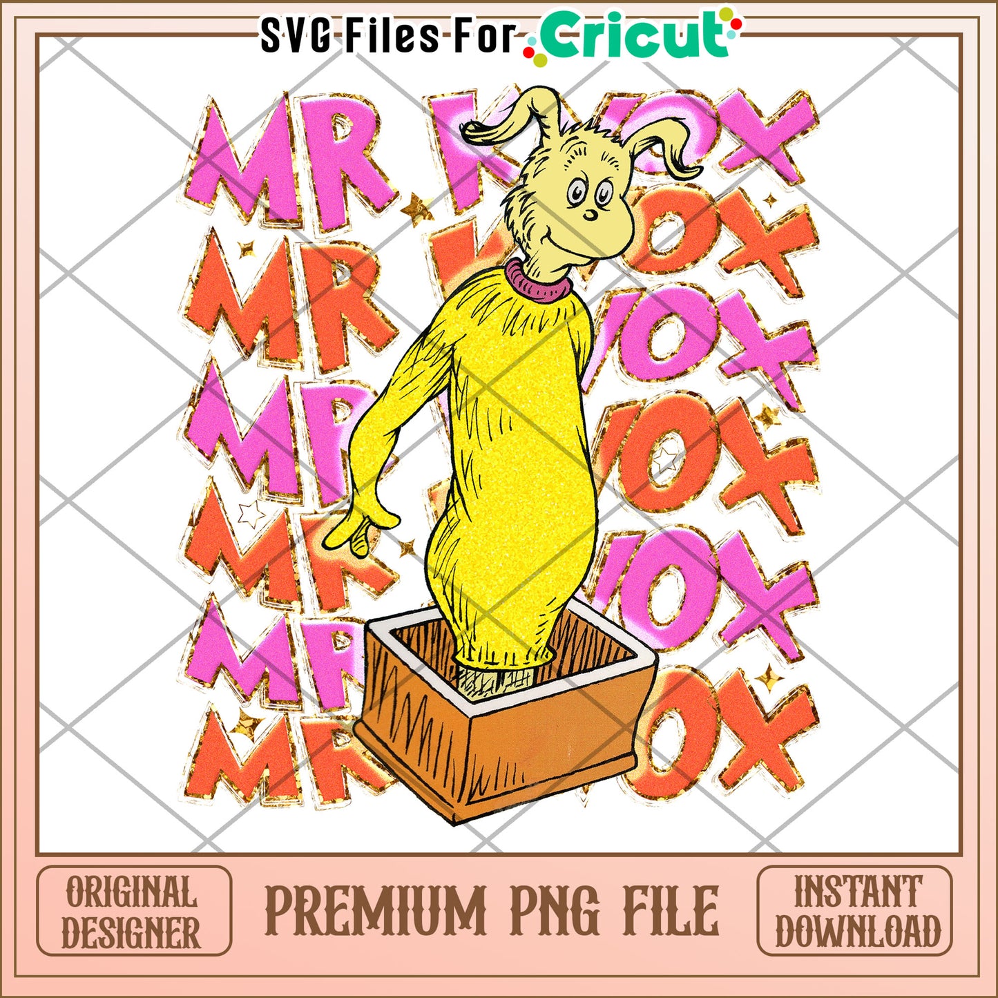 Mr Yox PNG Sublimation Design Instant Download