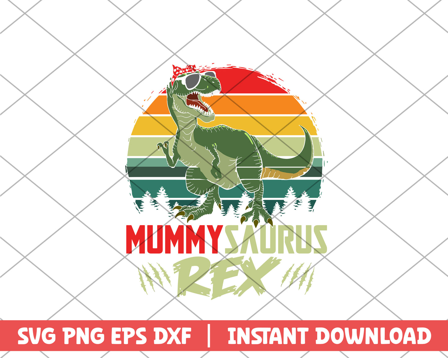 Mummysaurus rex mothers day svg