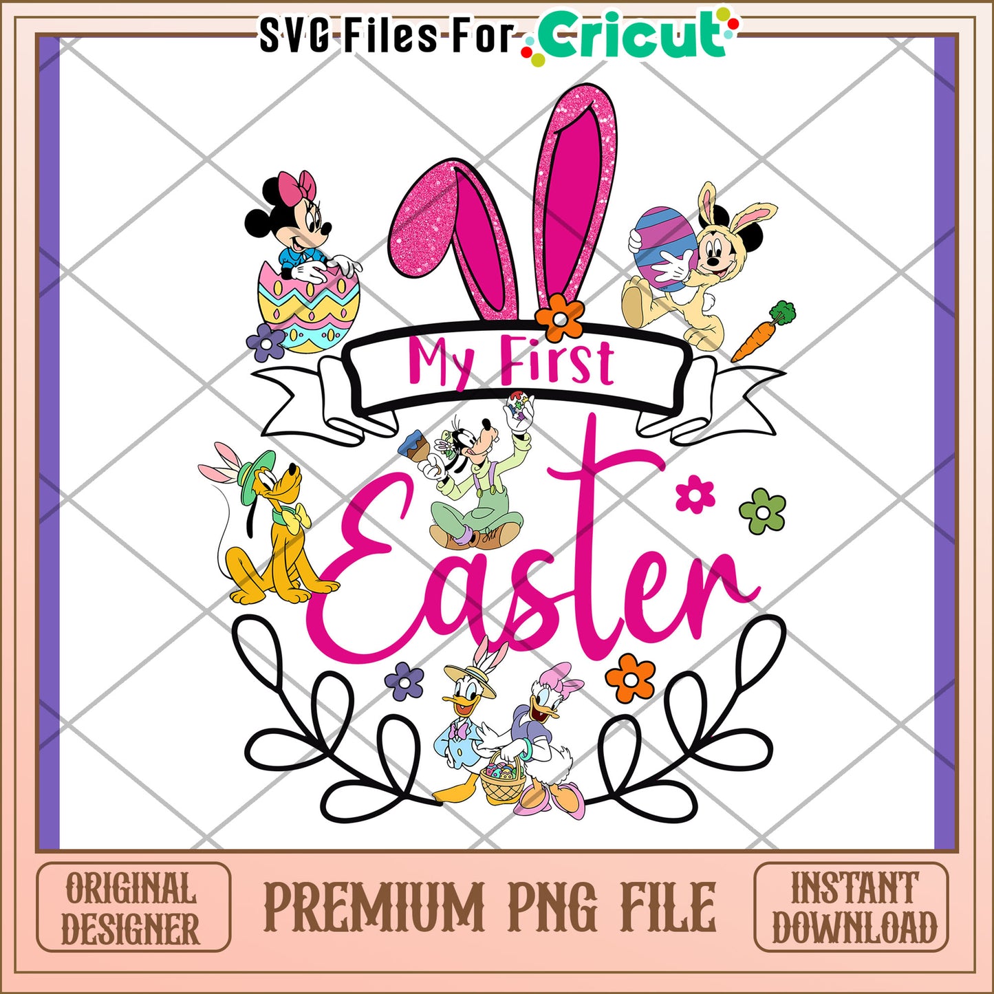 My First Easter Disney PNG Design
