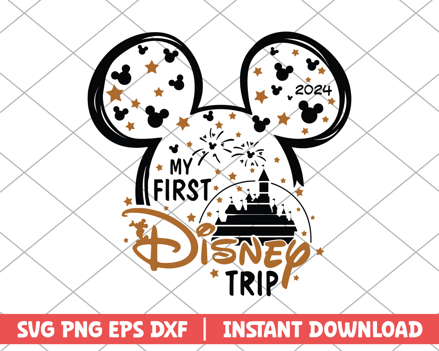 My first disney trip 2024 mickey mouse disney svg