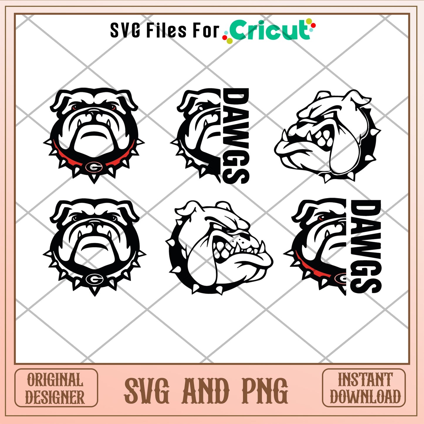 Georgia bulldog nacc logo bundle svg, georgia bulldog mascot svg