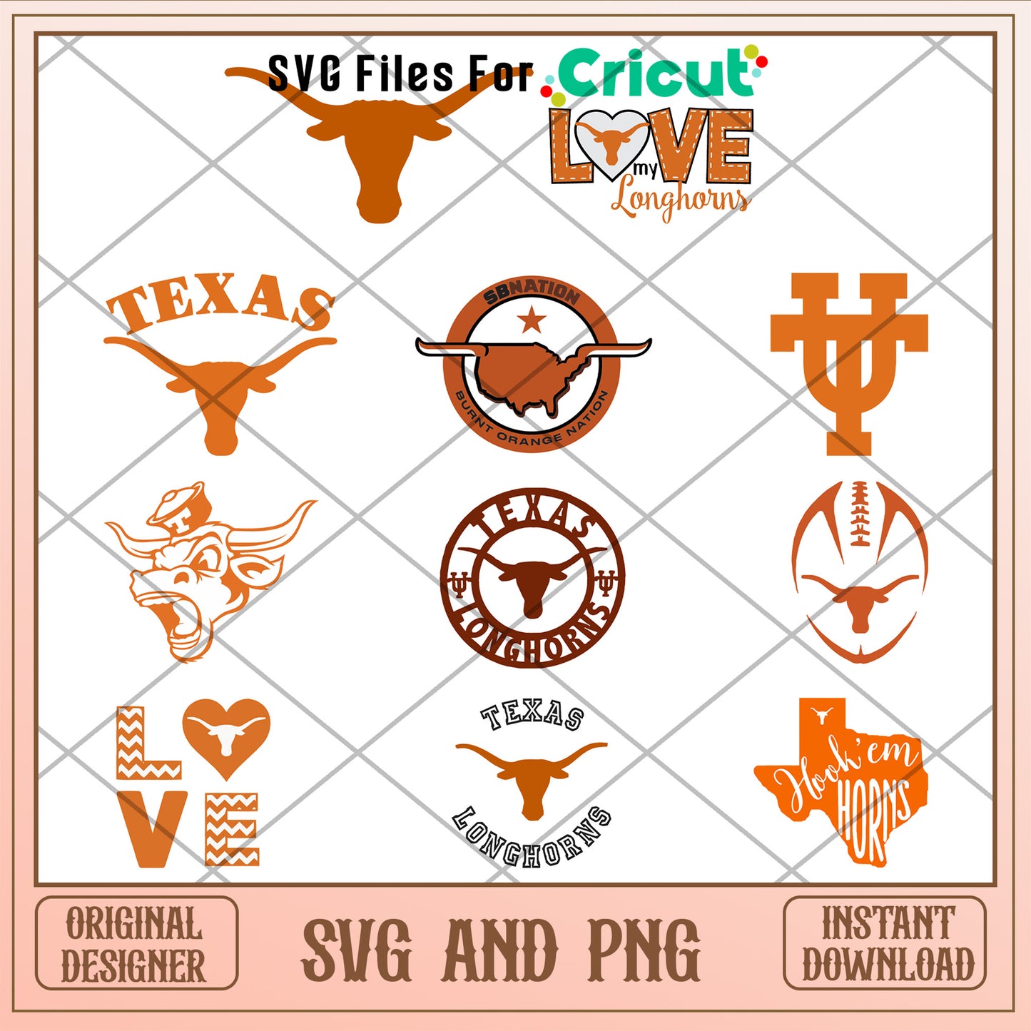 Texas longhorns nacc logo bundle design svg, Texas Longhorns svg