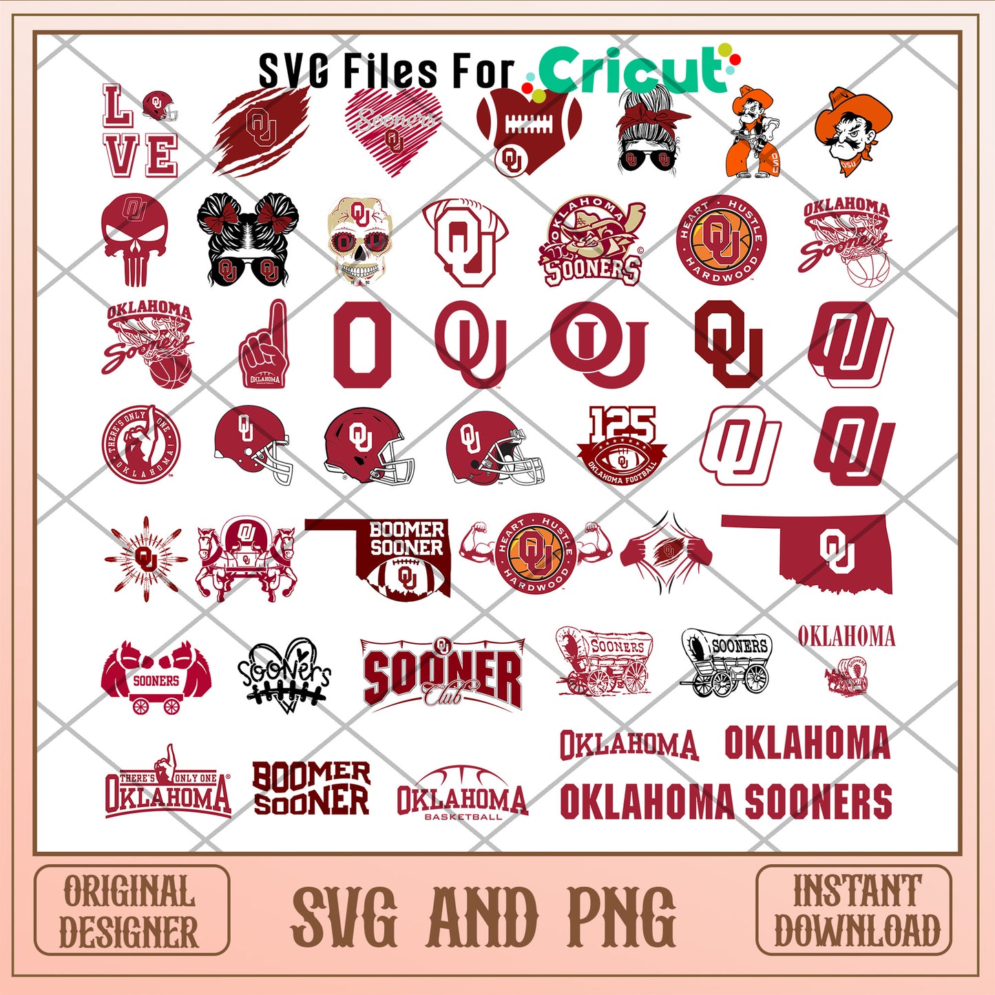 Oklahoma sooners logo football bundle design svg, Oklahoma sooners svg