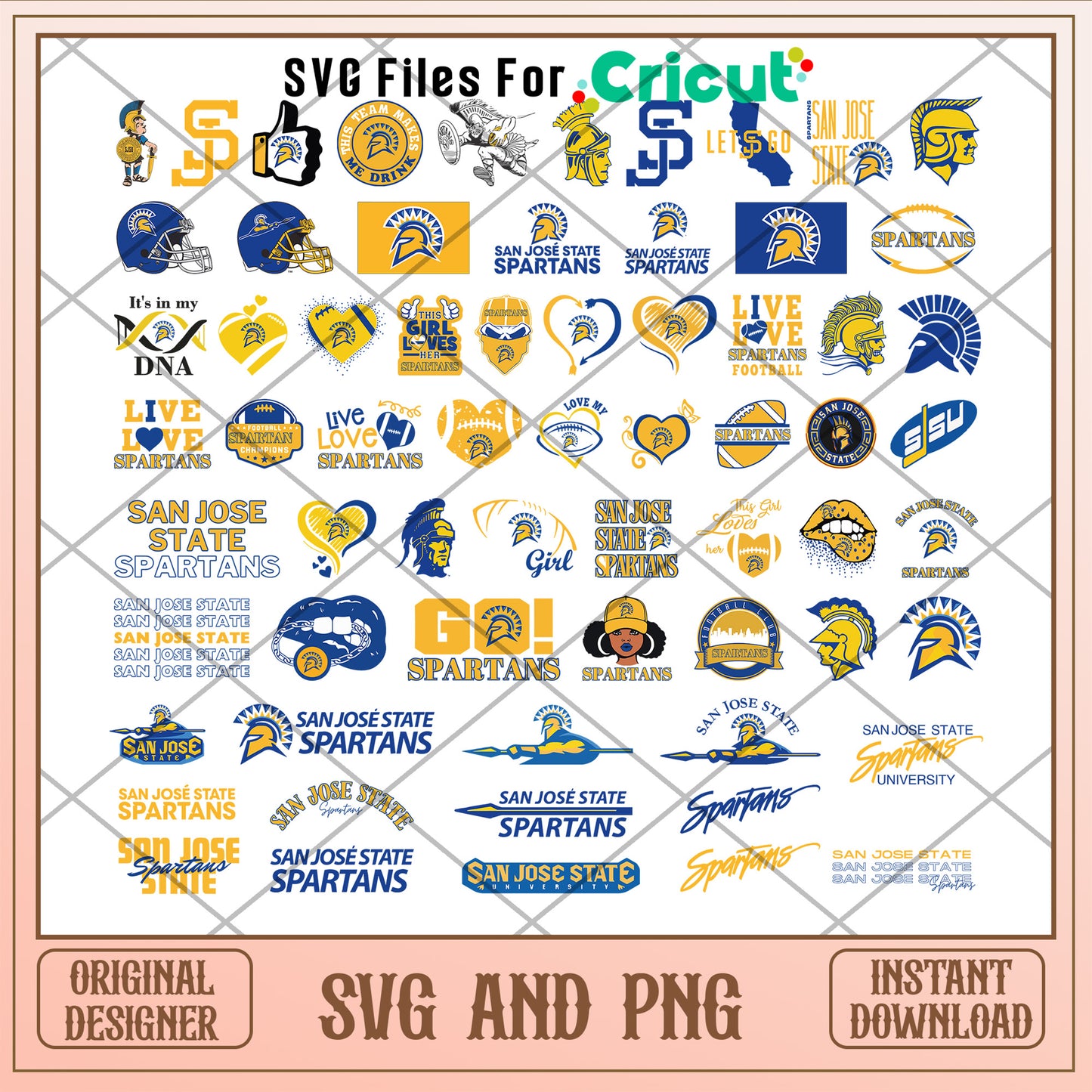 State spartans logo bundle svg, san jose state spartans football svg