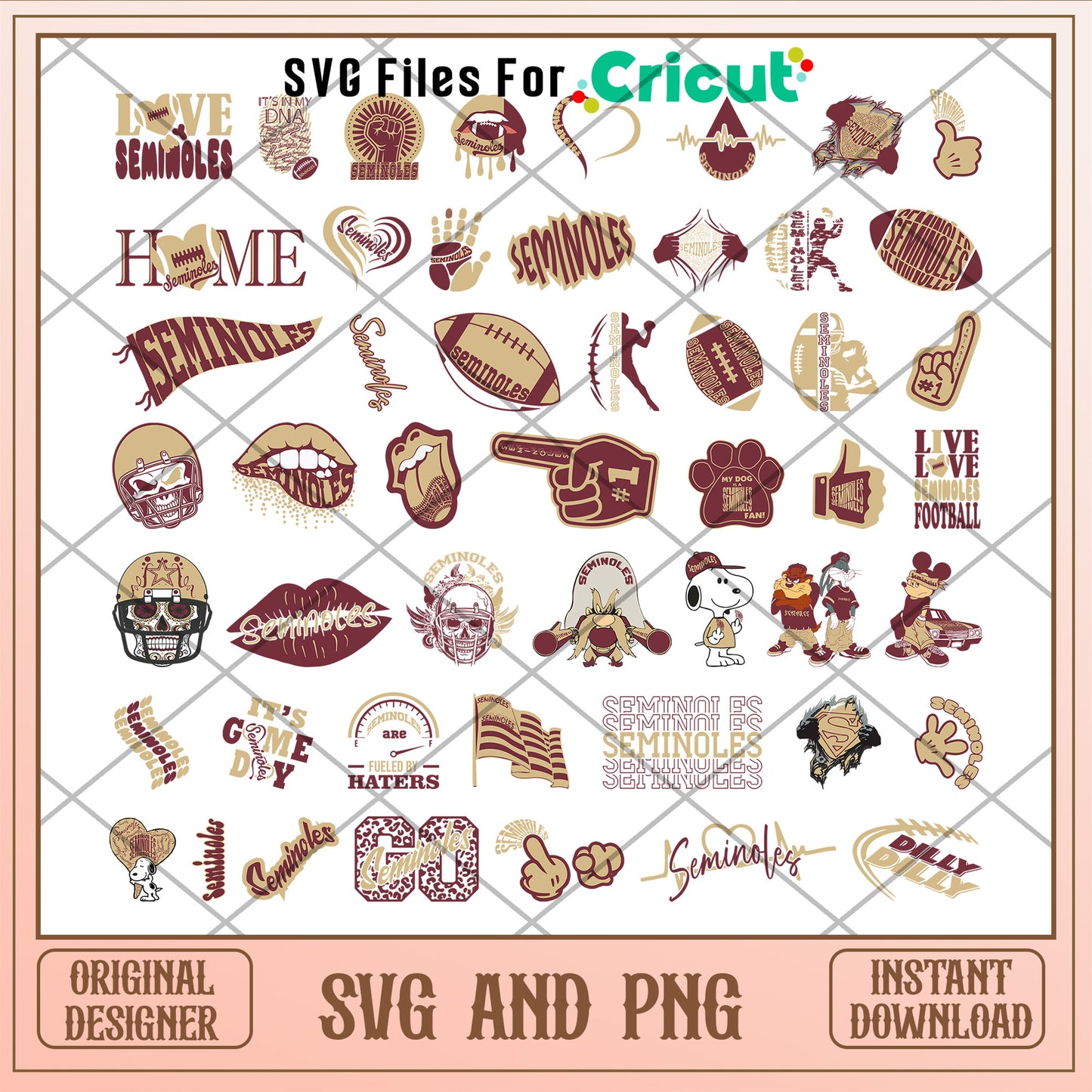 Florida state seminoles nacc logo bundle svg, florida state seminoles svg