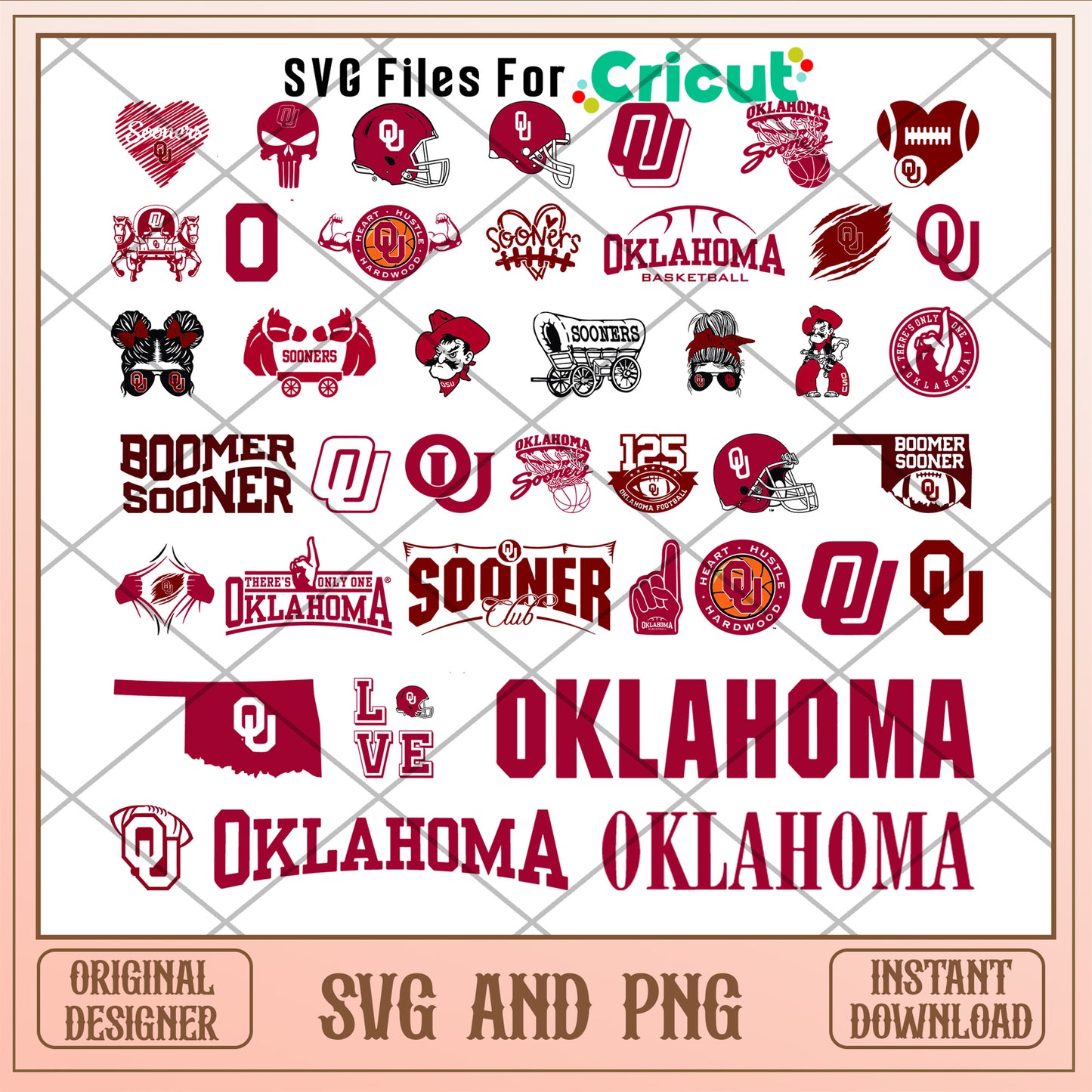 Oklahoma sooners logo bundle design svg, oklahoma sooners football logo svg