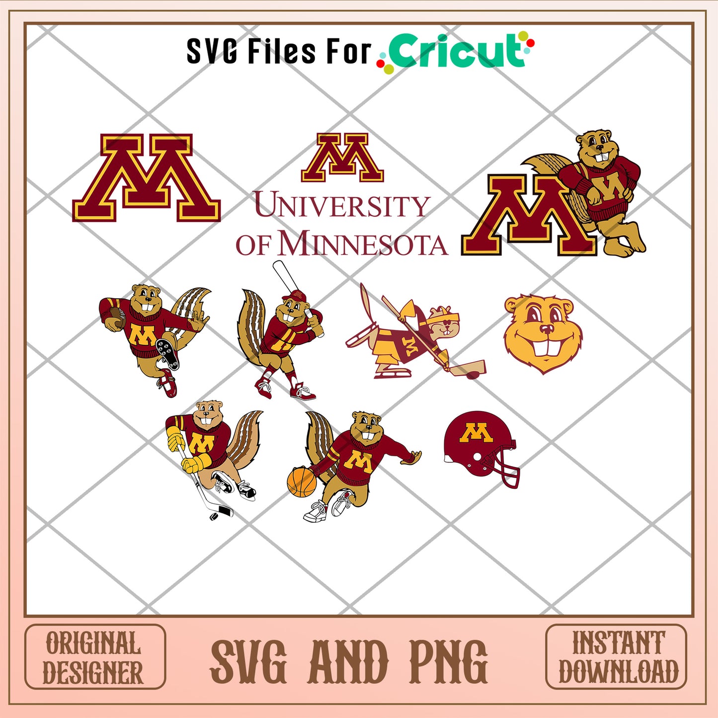 University of minnesota logo bundle svg, university of minnesota logo svg
