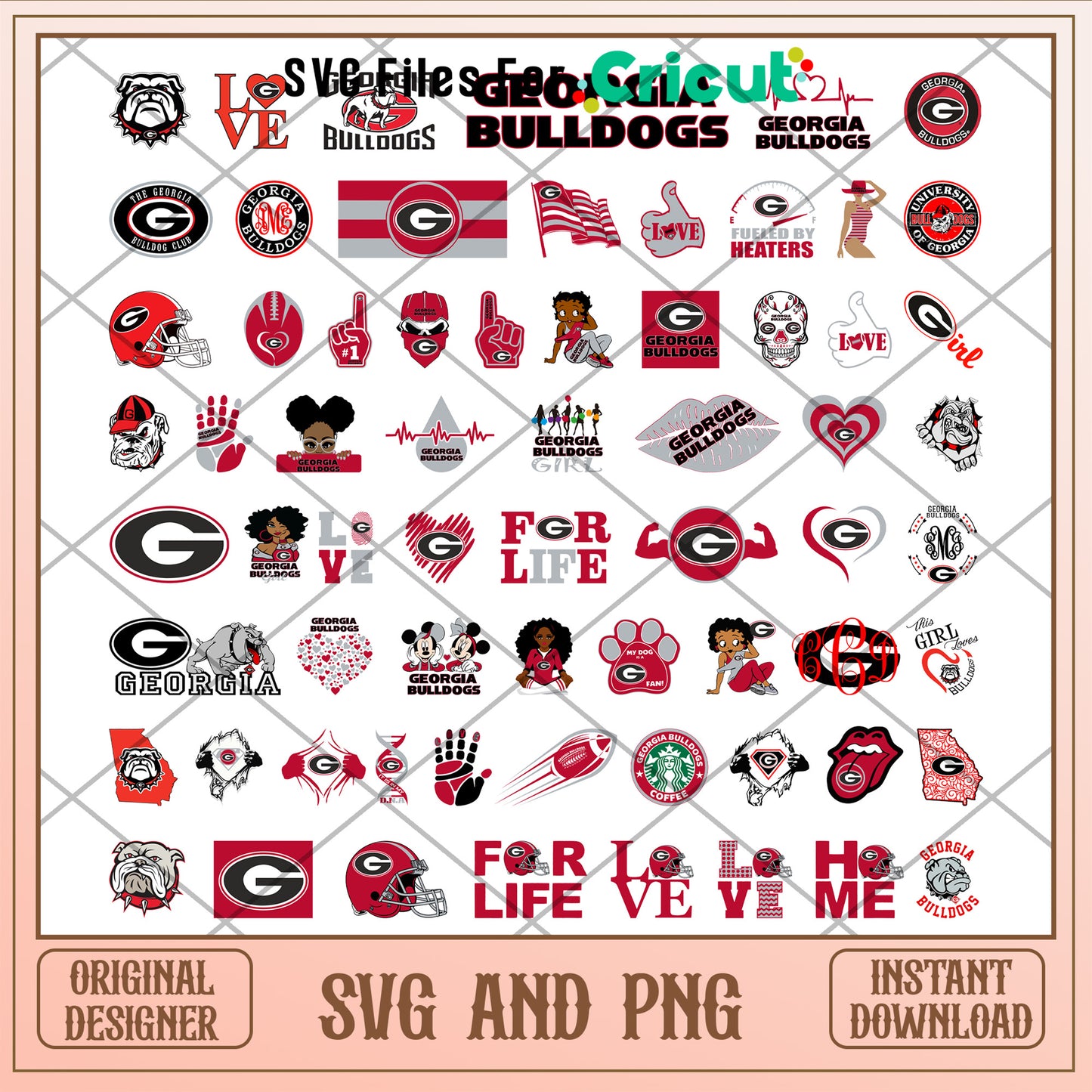 Georgia bulldogs logo bundle svg, georgia bulldogs football svg