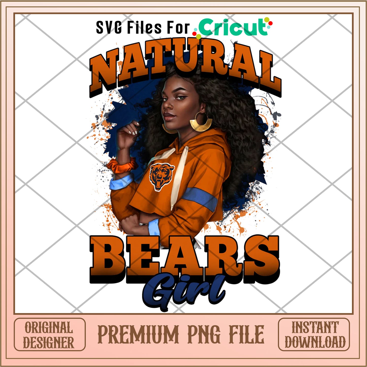 NFL natural Chicago Bears girl png, Chicago Bears png, NFL png