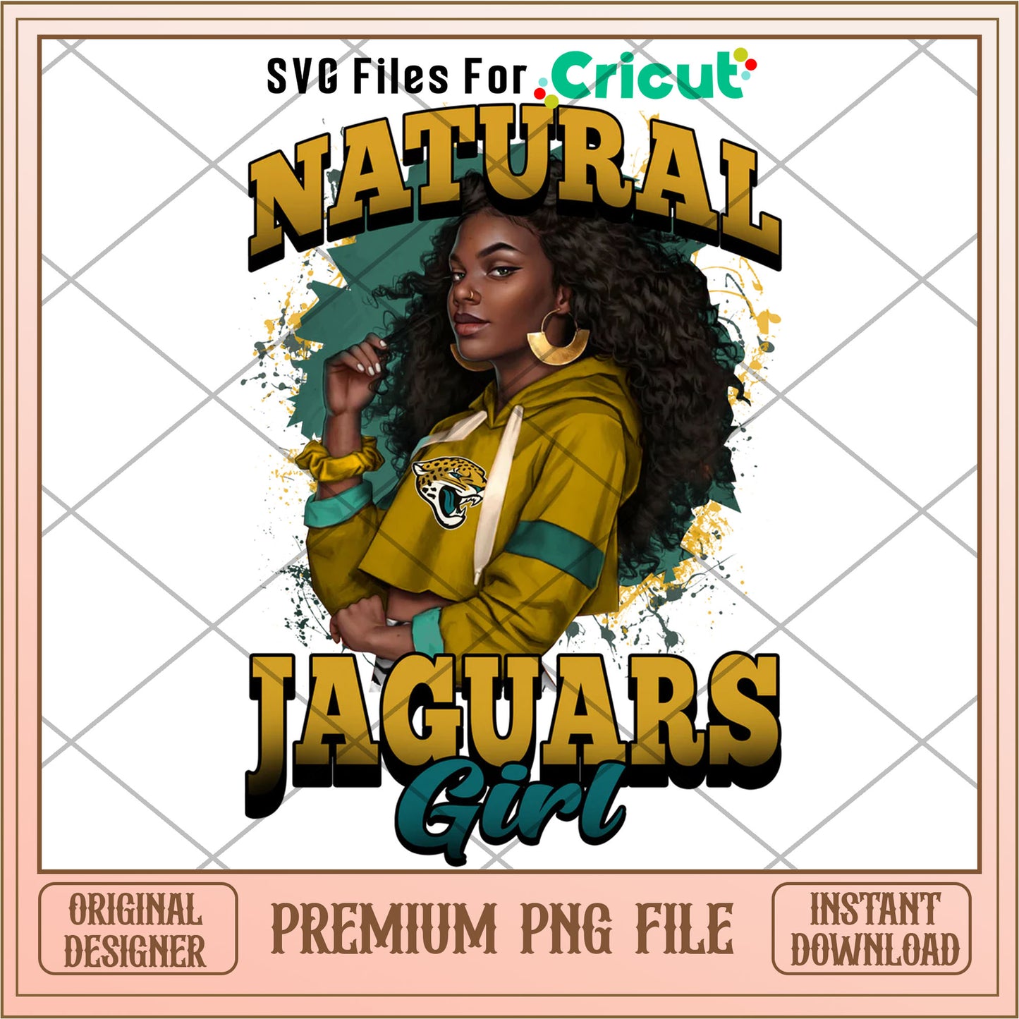 NFL natural Jaguars girl png, Jacksonville Jaguars png, NFL png