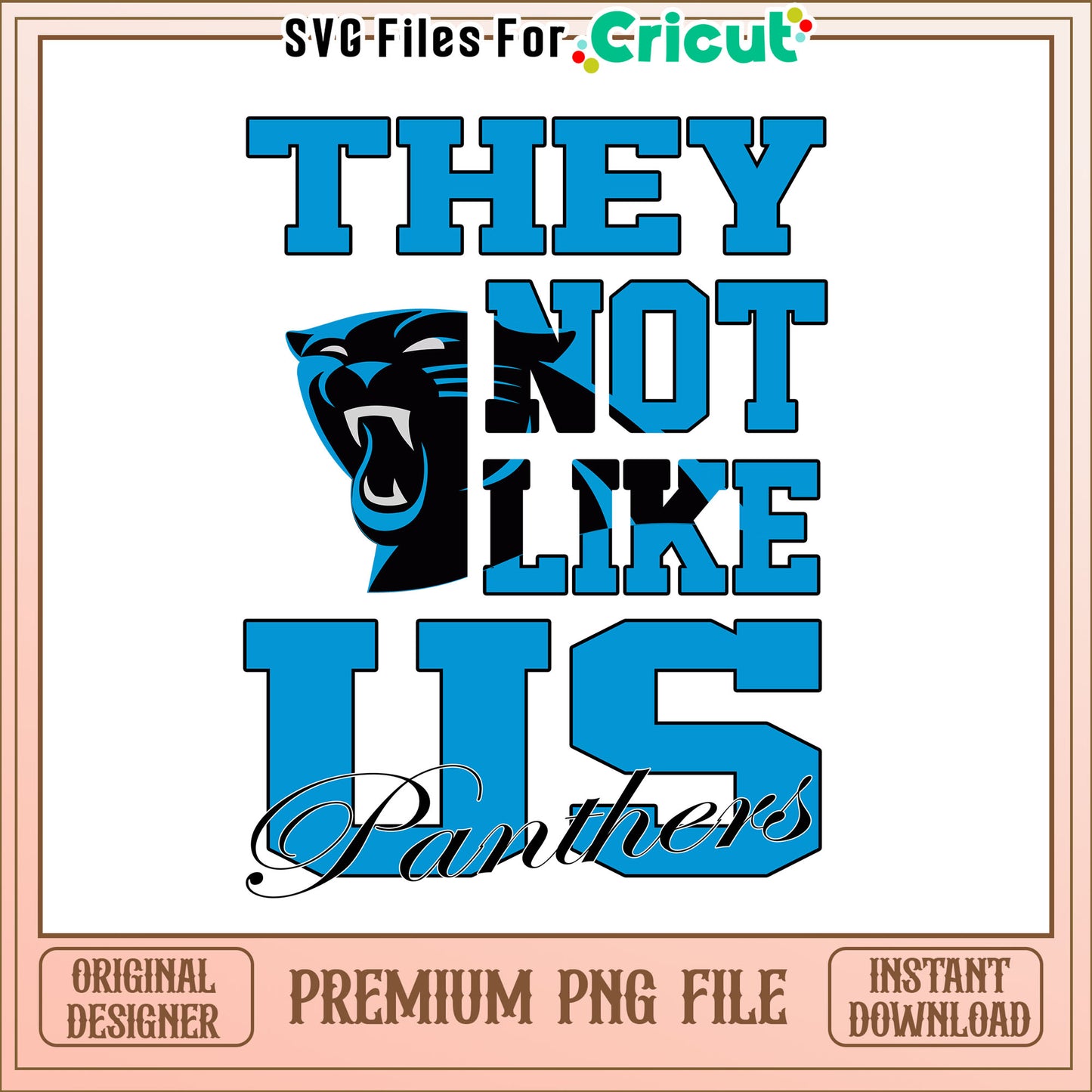 NFL they not like us in Panthers team png, Carolina Panthers png, NFL png