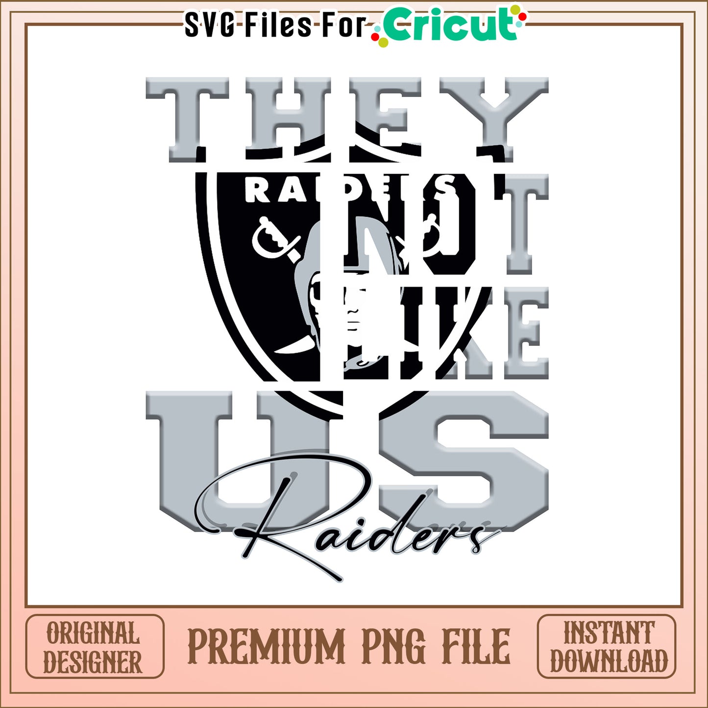 NFL they not like us in Raiders team png, Las Vegas Raiders png, NFL png