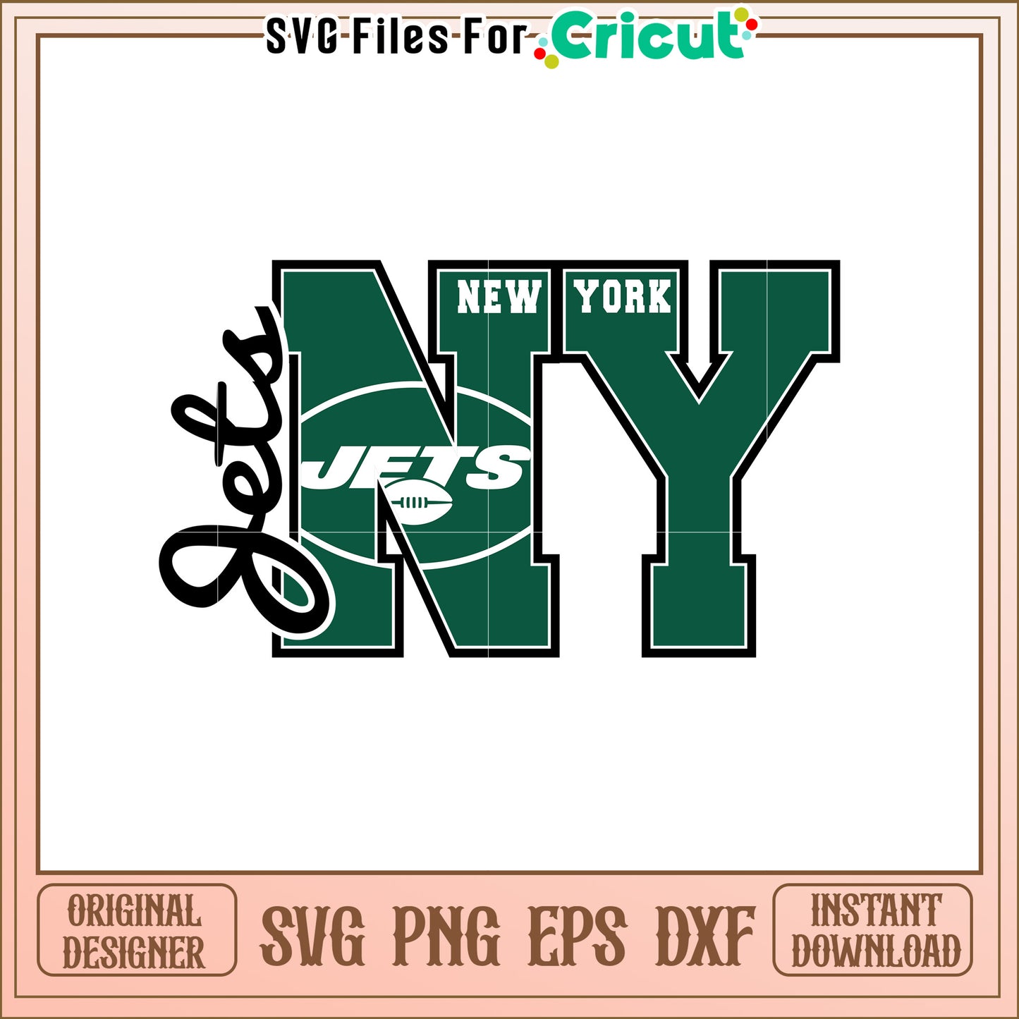 NY Jets SVG Design New York Football