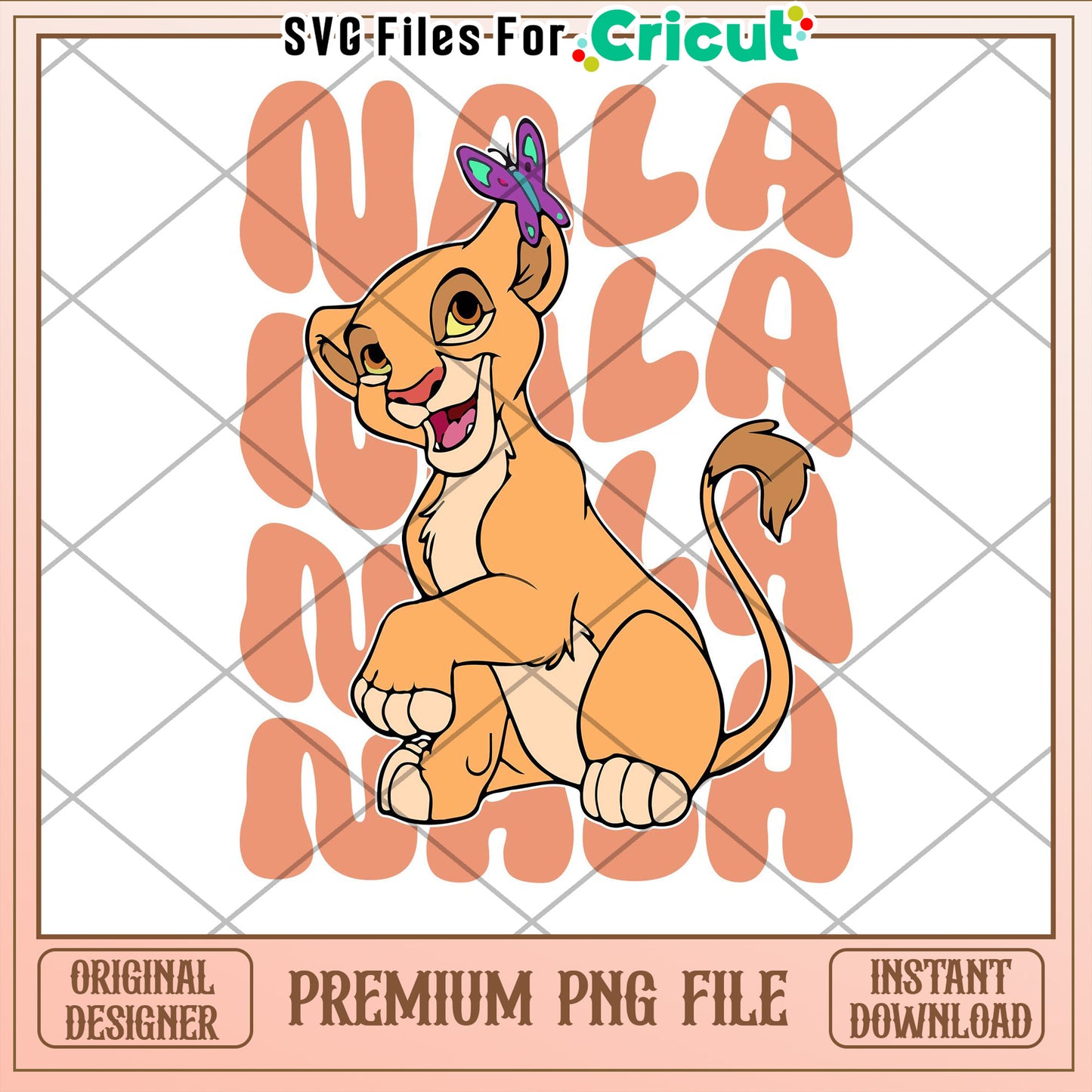Nala Lion King PNG Cricut Design