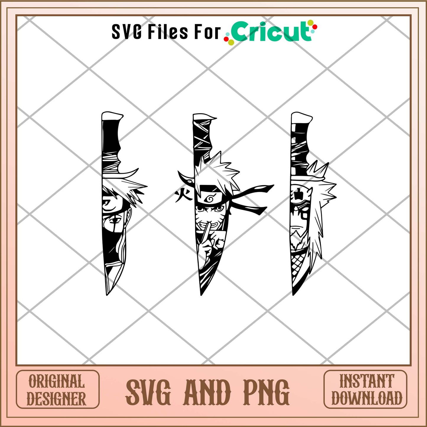 Naruto anime svg, Naruto Knife svg bundle - Svgfileforcricut