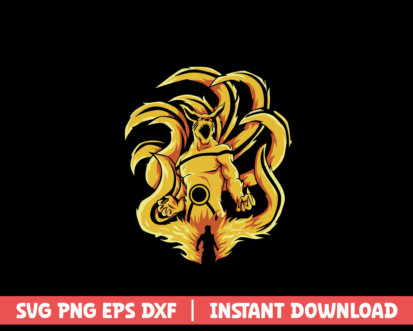 Naruto kyubi no kurama anime svg