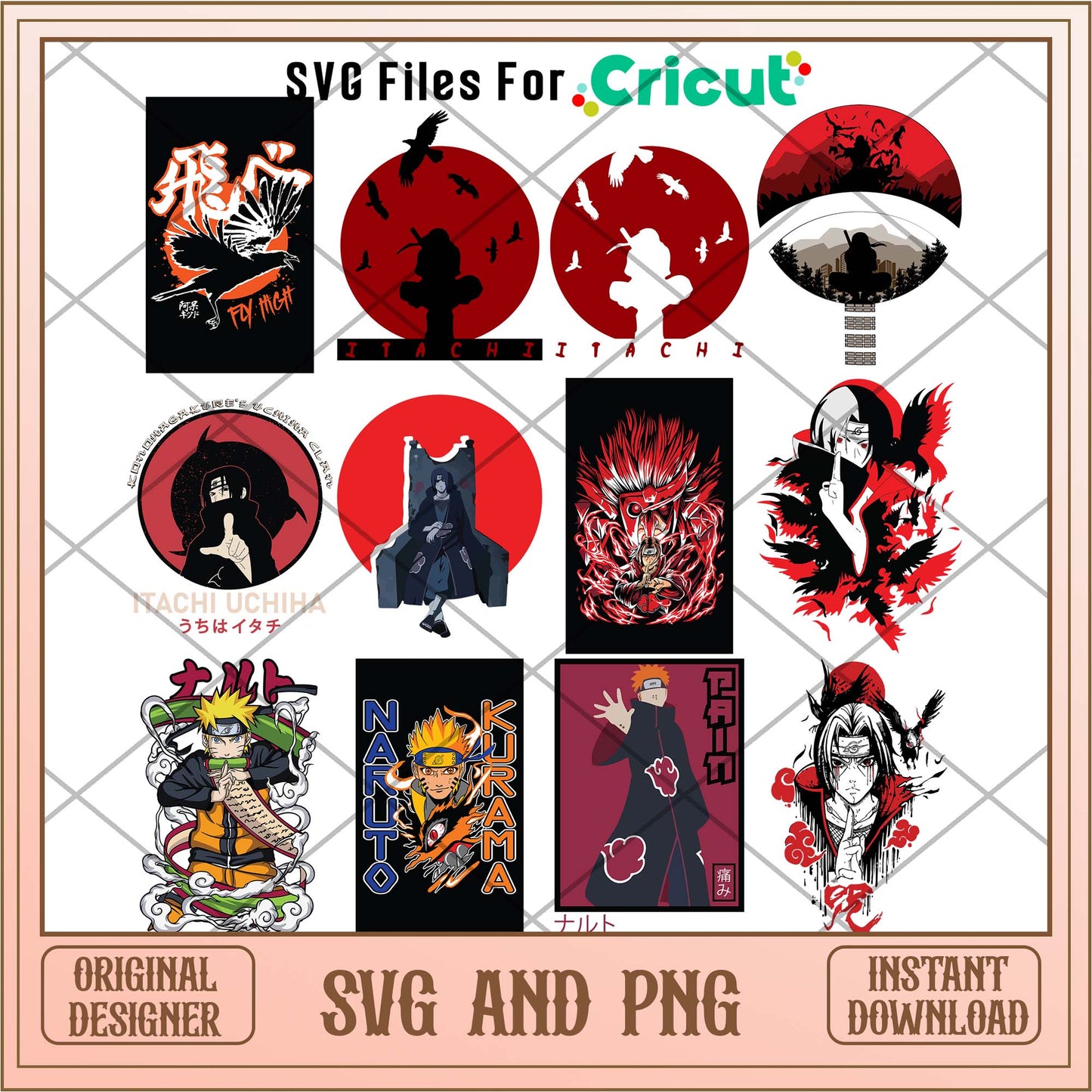 Anime Naruto svg bundle, Itachi svg bundle - Svgfileforcricut