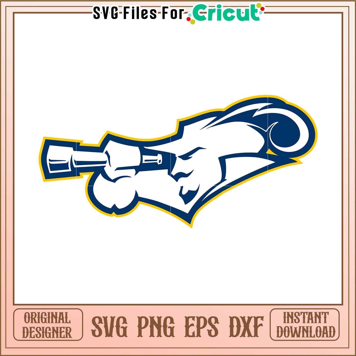 Nashville Predators logo SVG design for Cricut, perfect for sports fans