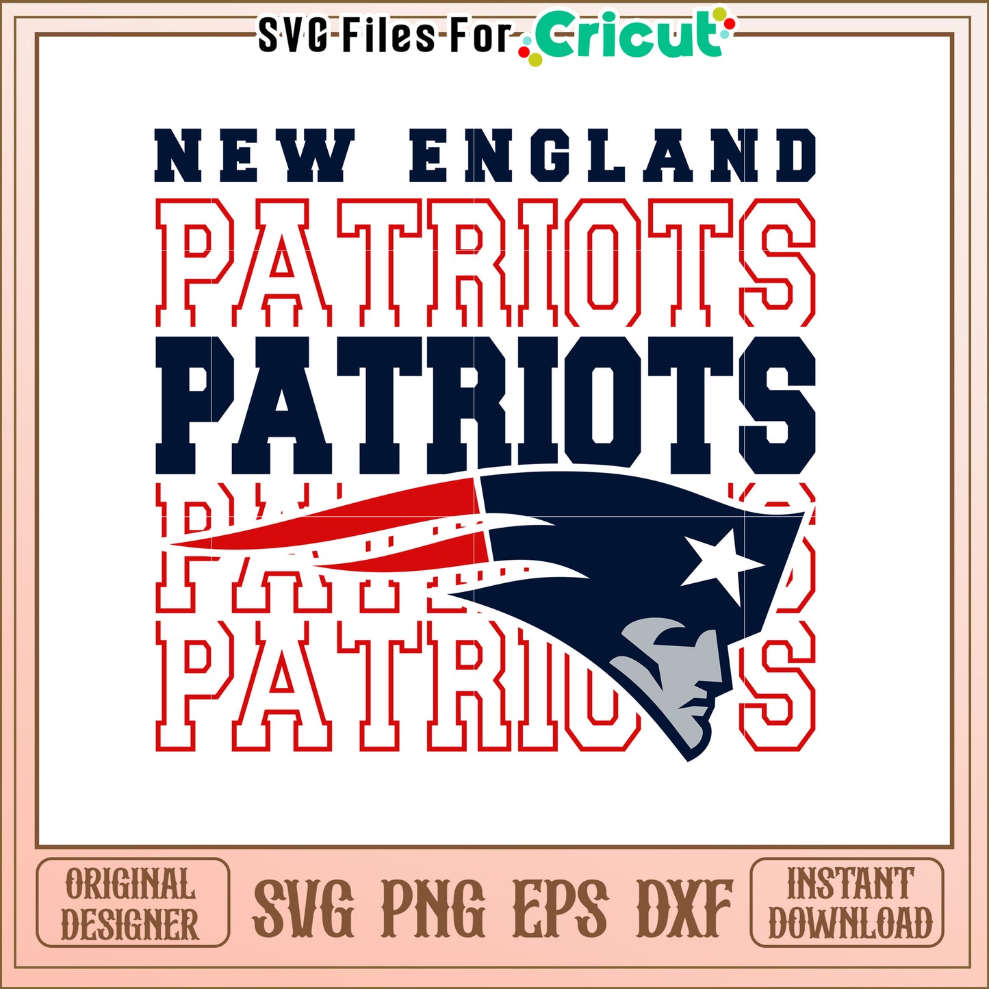 New England Patriots SVG Design
