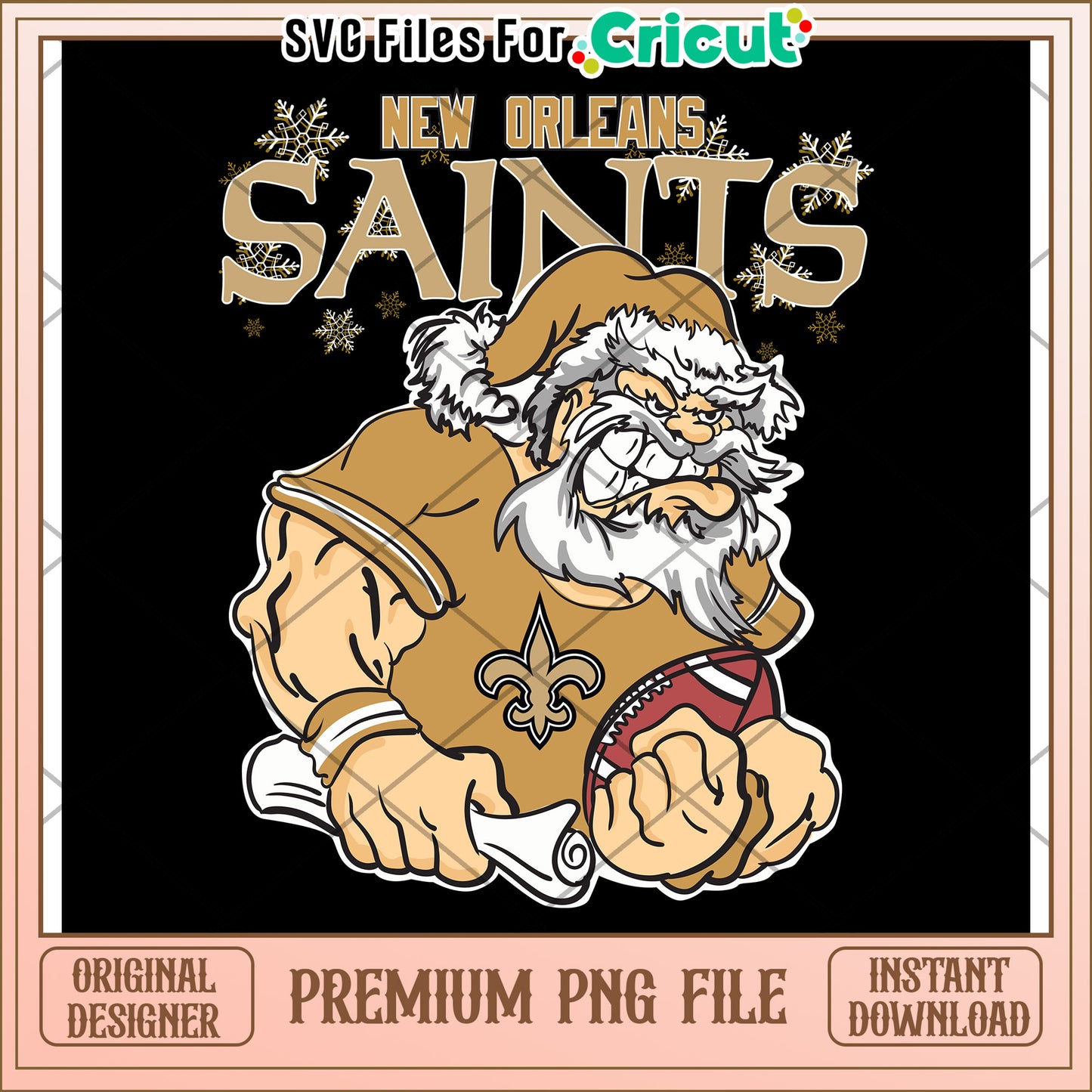 New Orleans Saints PNG File, perfect for Cricut designs and crafts