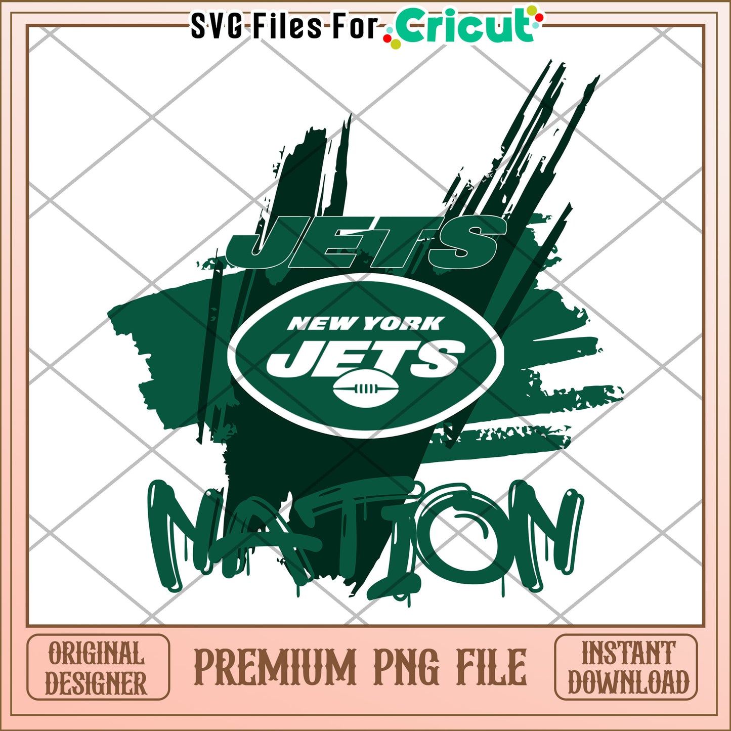 New York Jets Nation Graphic, Premium PNG for Cricut Projects