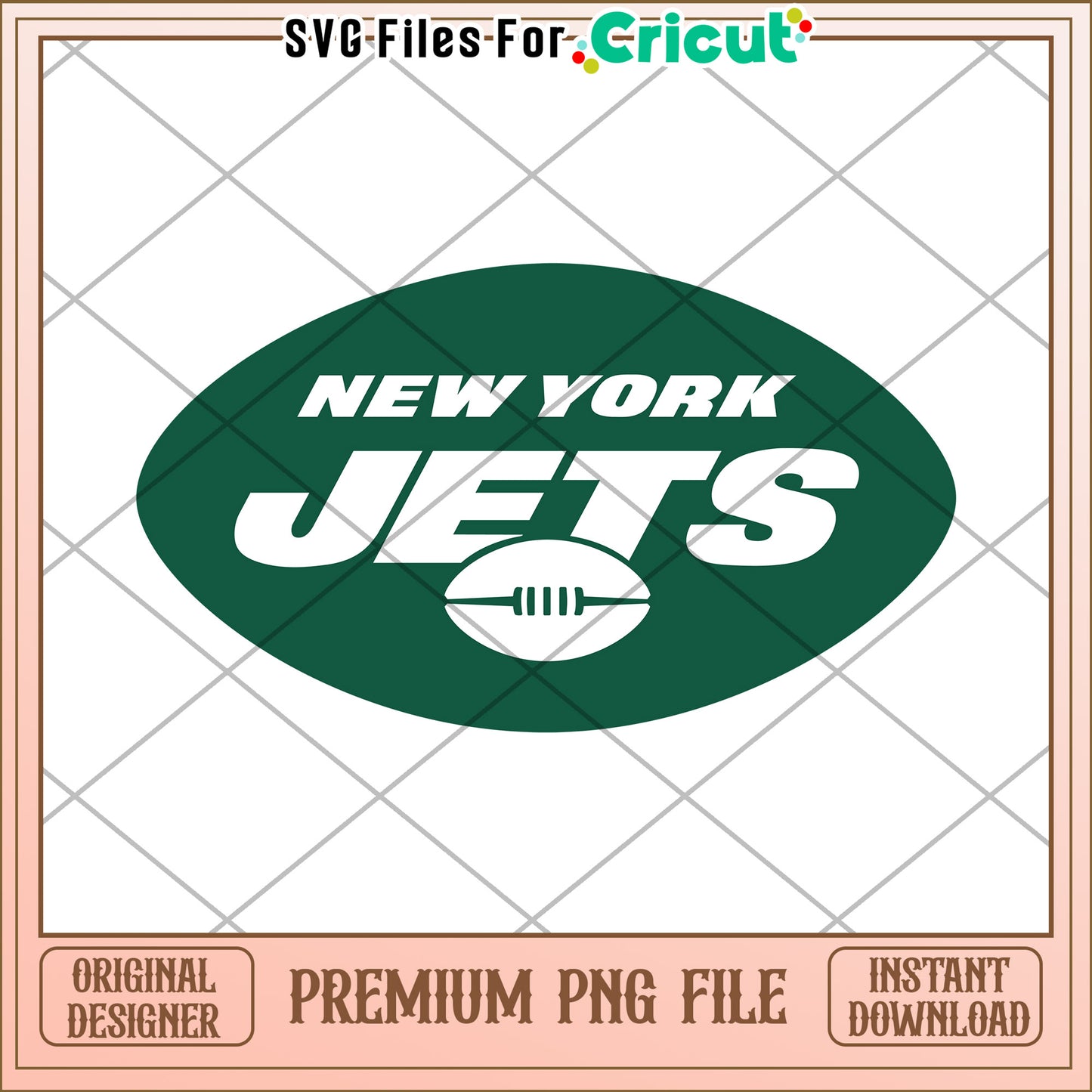 New York Jets logo design for Cricut projects, high quality PNG file