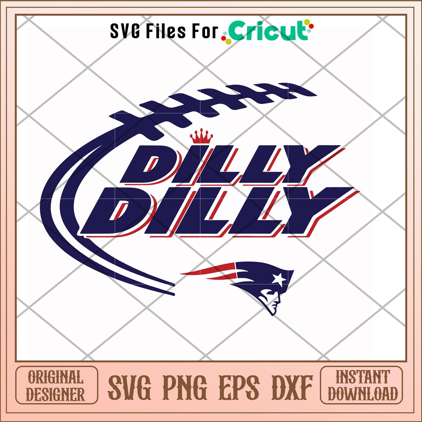 New england patriots dilly svg, patriots svg, new nfl svg