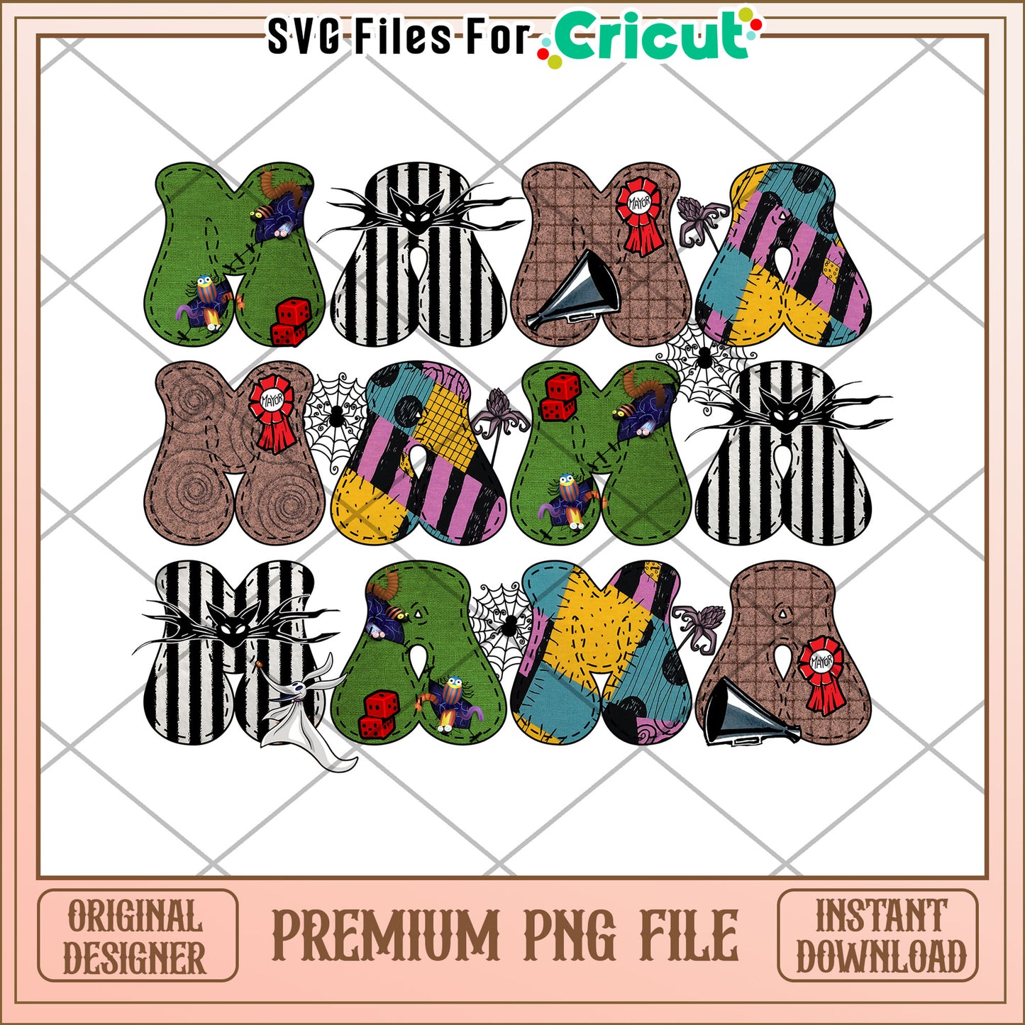 Nightmare Before Christmas Mama PNG