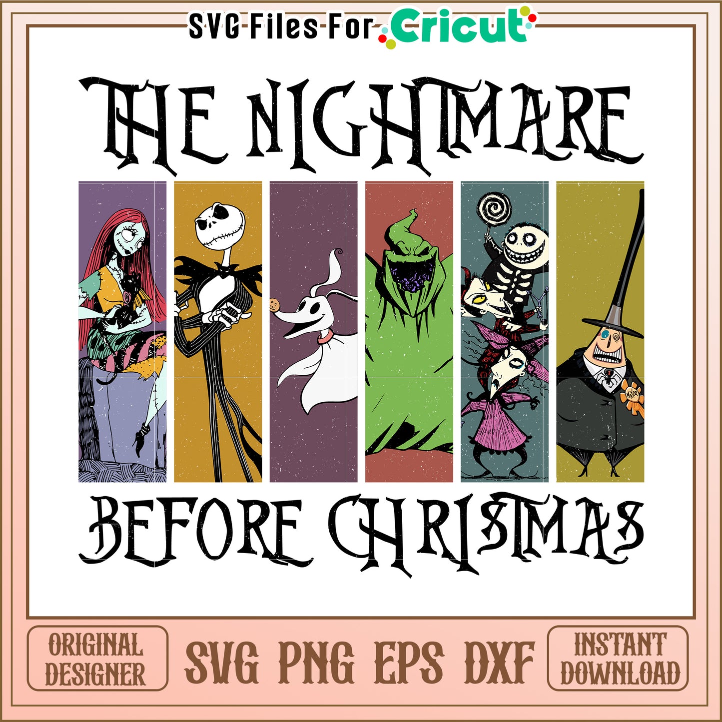Nightmare Before Christmas SVG Design