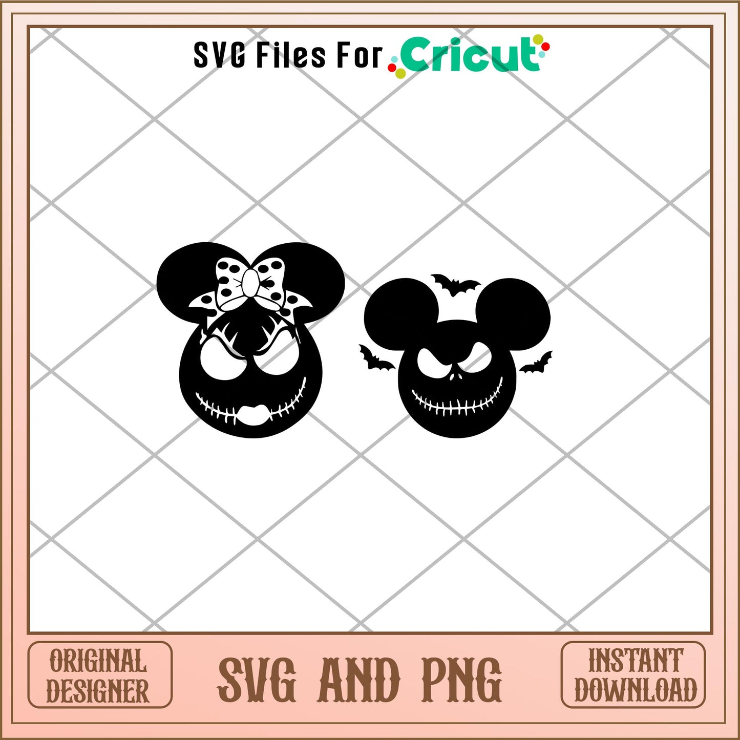 Mickey Nightmare Before Christmas svg bundle