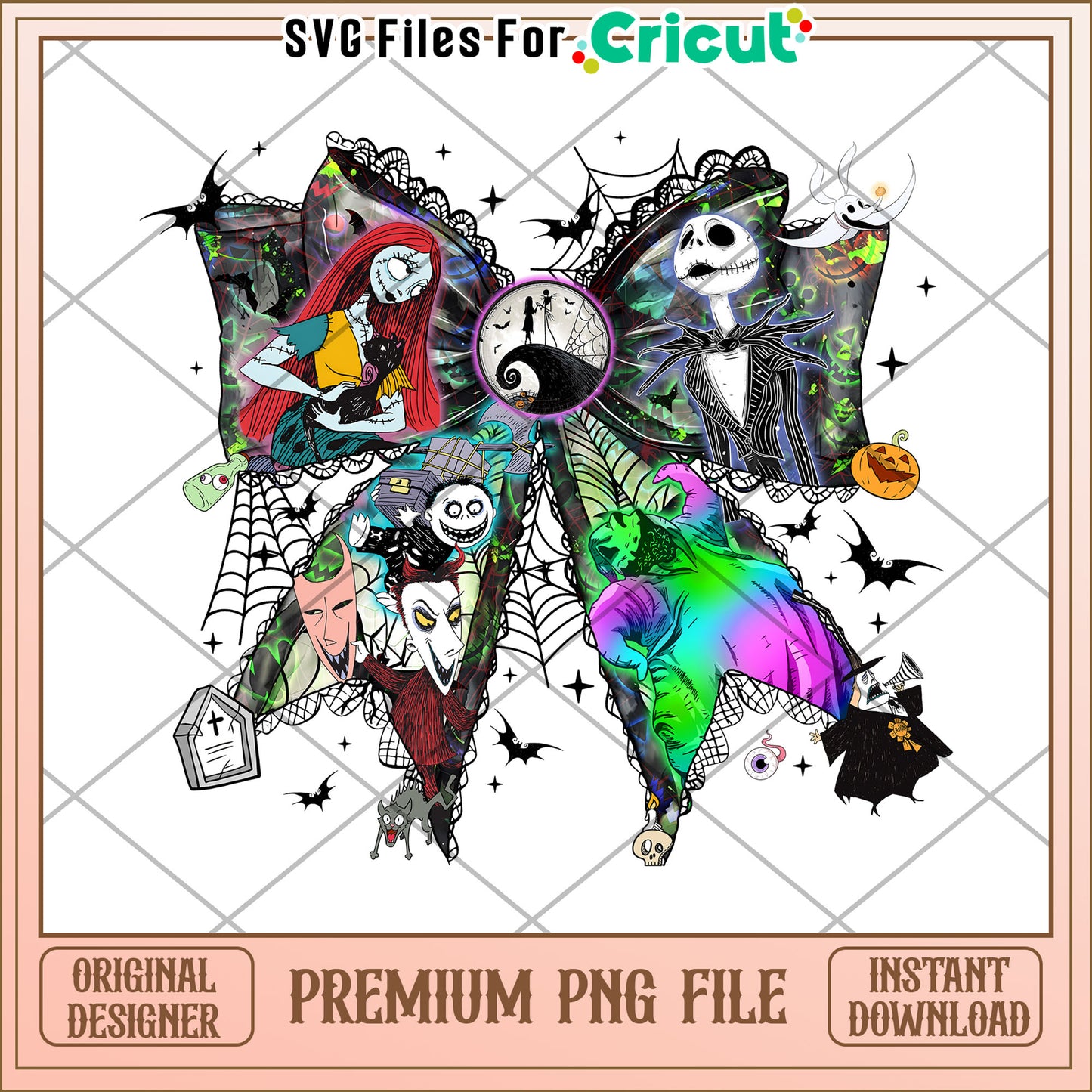 Nightmare before christmas png, halloween costumes png, halloween candy png
