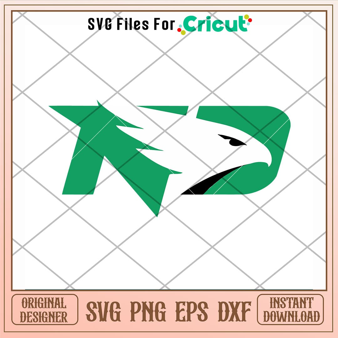 North Dakota Fighting Hawks Logo Svg, North Dakota Fighting Hawks Svg, NCAA Svg