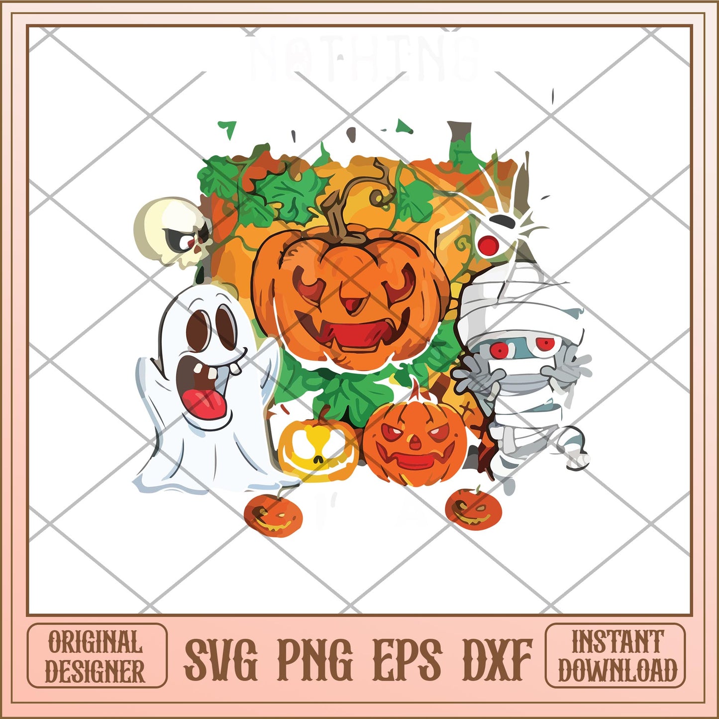 Nothing scares me im a school principal svg, halloween characters svg, digital download
