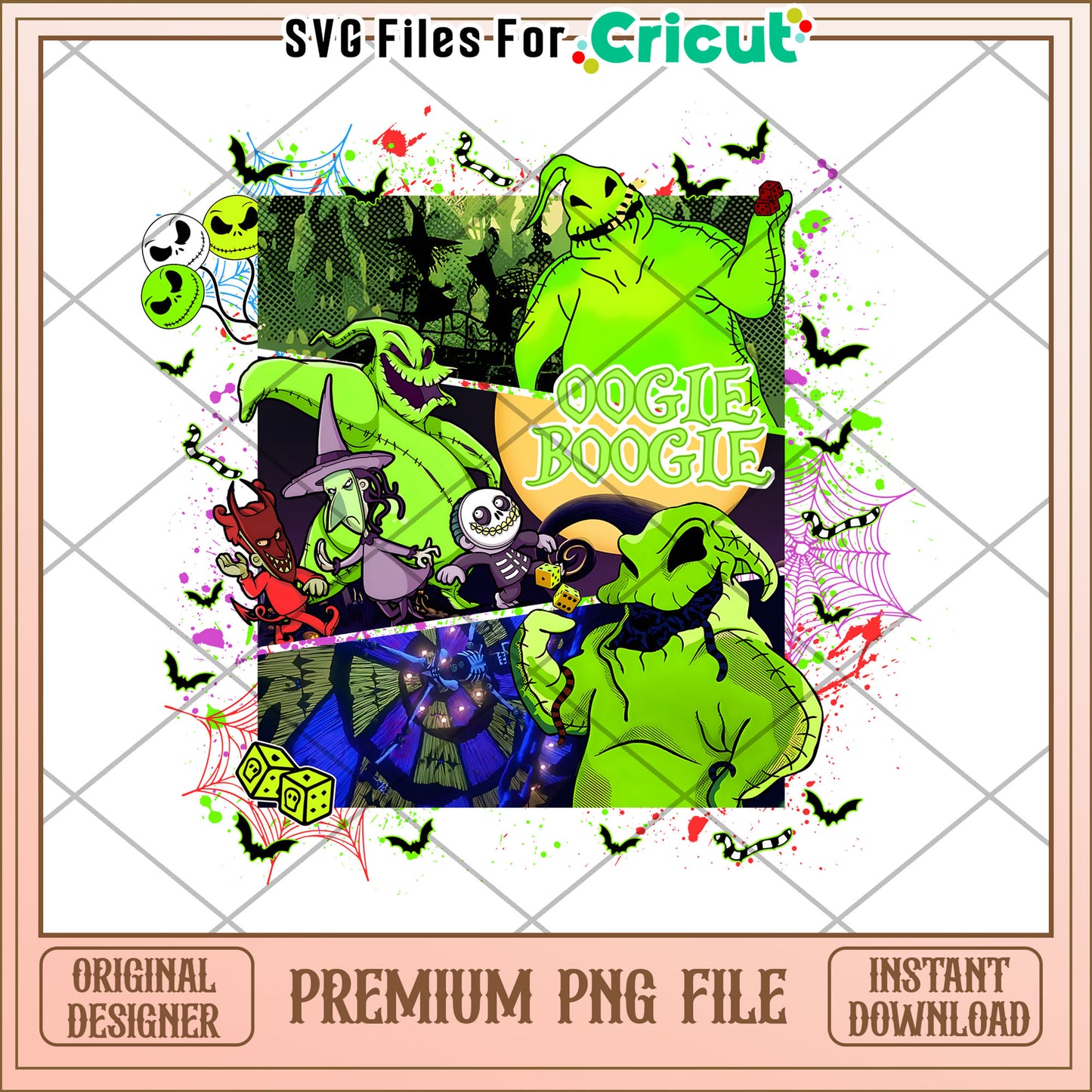 OOgie boogie halloween png, halloween toys png, halloween horror night png