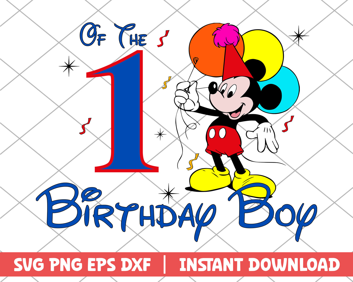 Of the birthday boy disney svg
