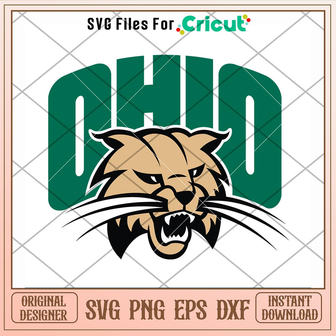 Ohio Bobcats Logo Svg, Ohio Bobcats Svg, NCAA Svg