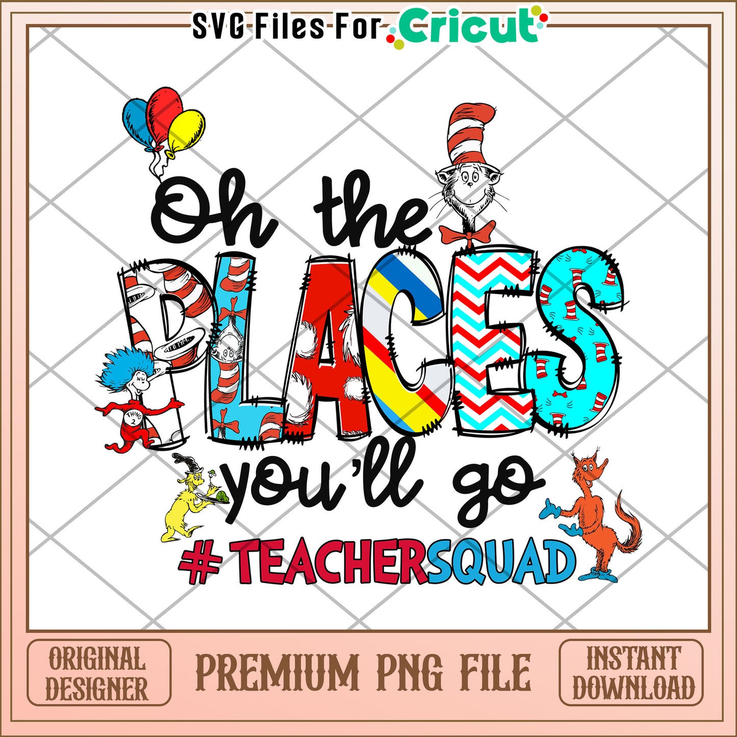 Oh the Places Youll Go Teacher PNG