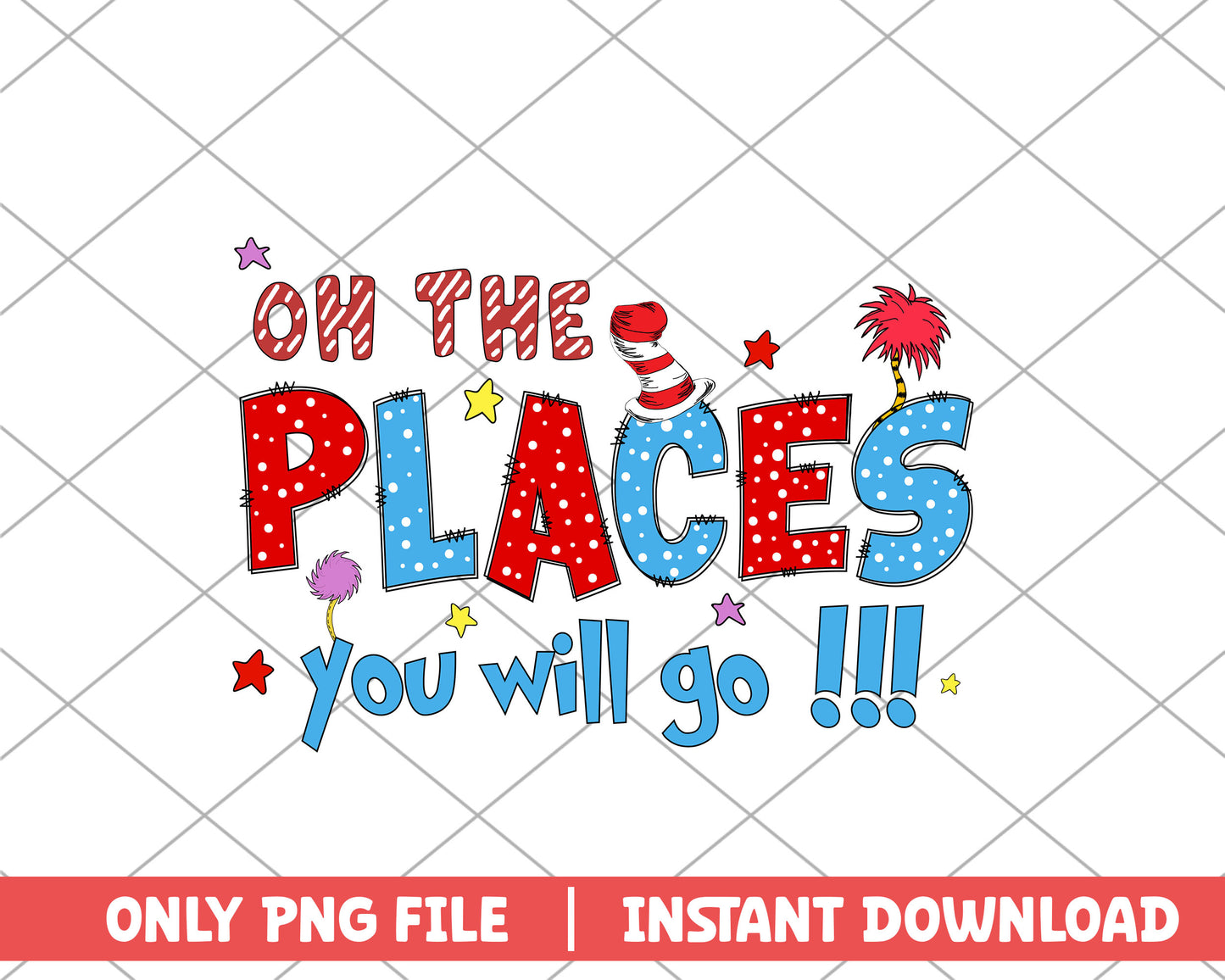 Oh the place you will go dr.seuss png