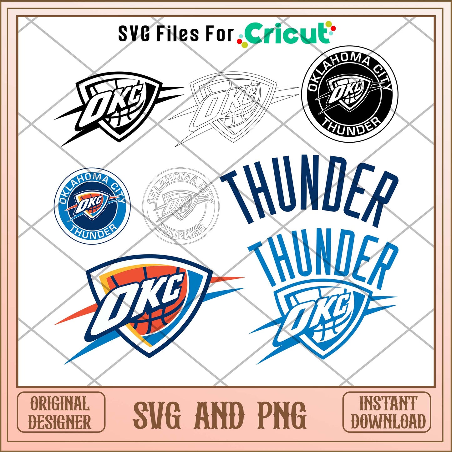 Oklahoma City Thunder svg, Oklahoma City Thunder svg bundle, NBA svg