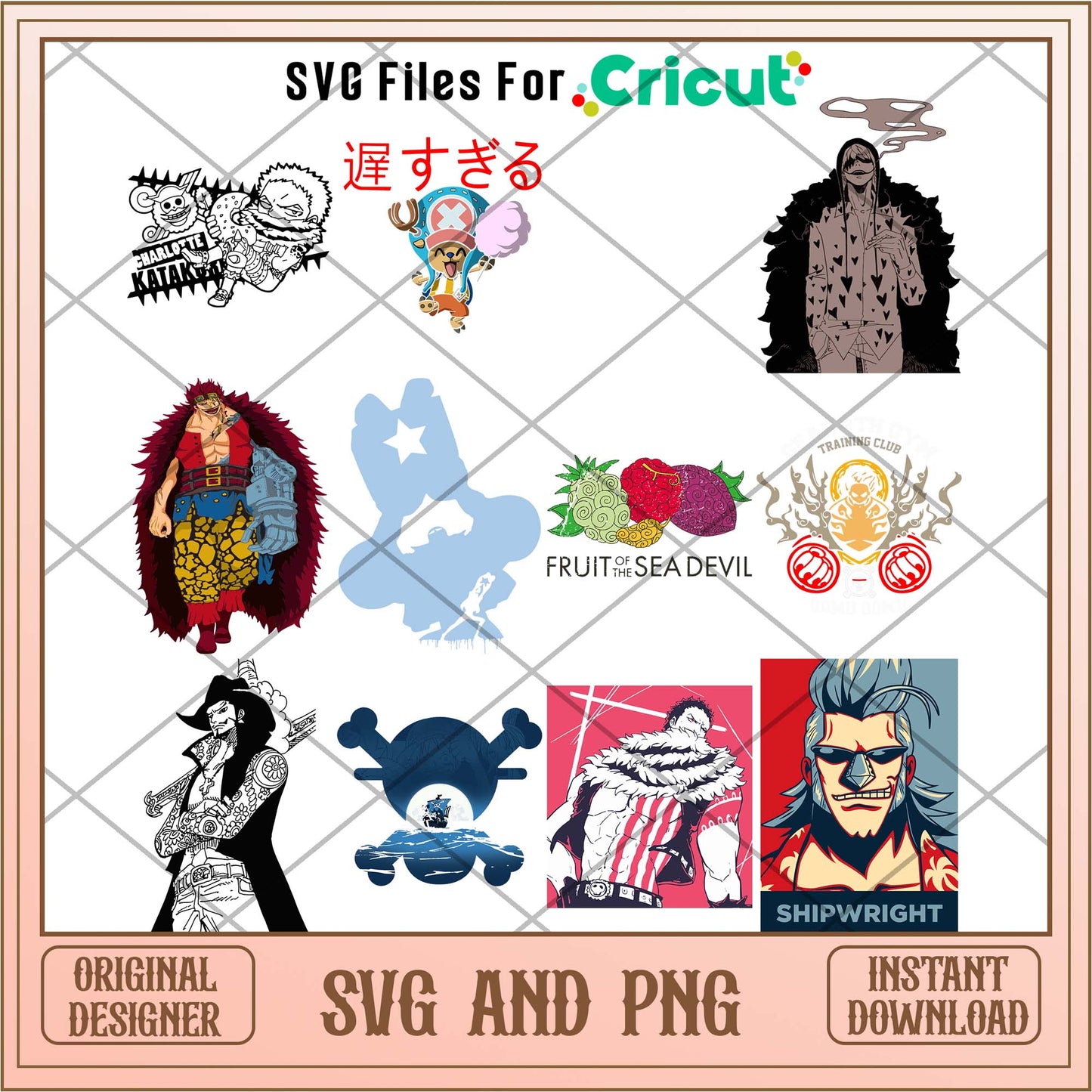 One piece sea devil svg , One piece svg bundle - Svgfileforcricut