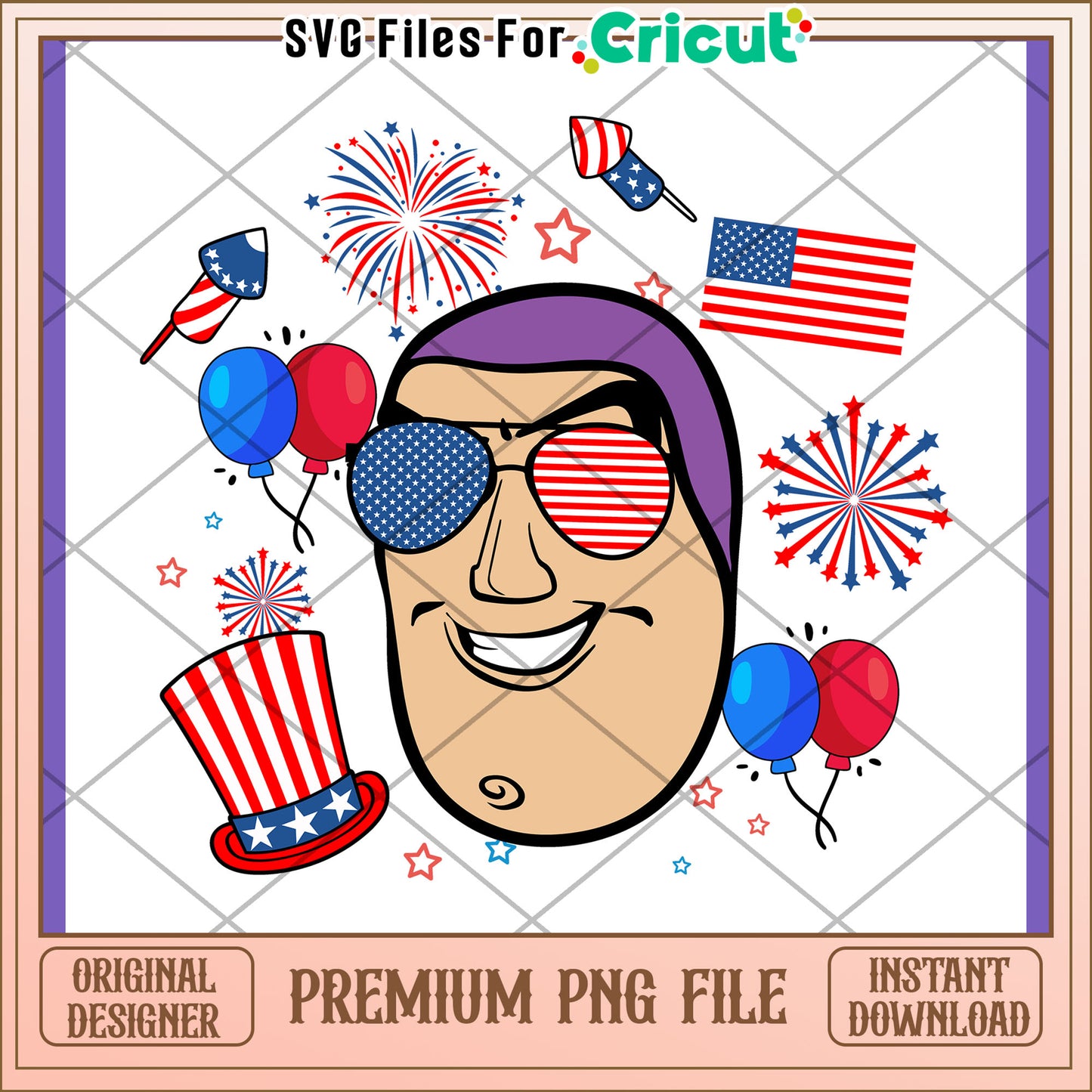 Patriotic Buzz Lightyear PNG