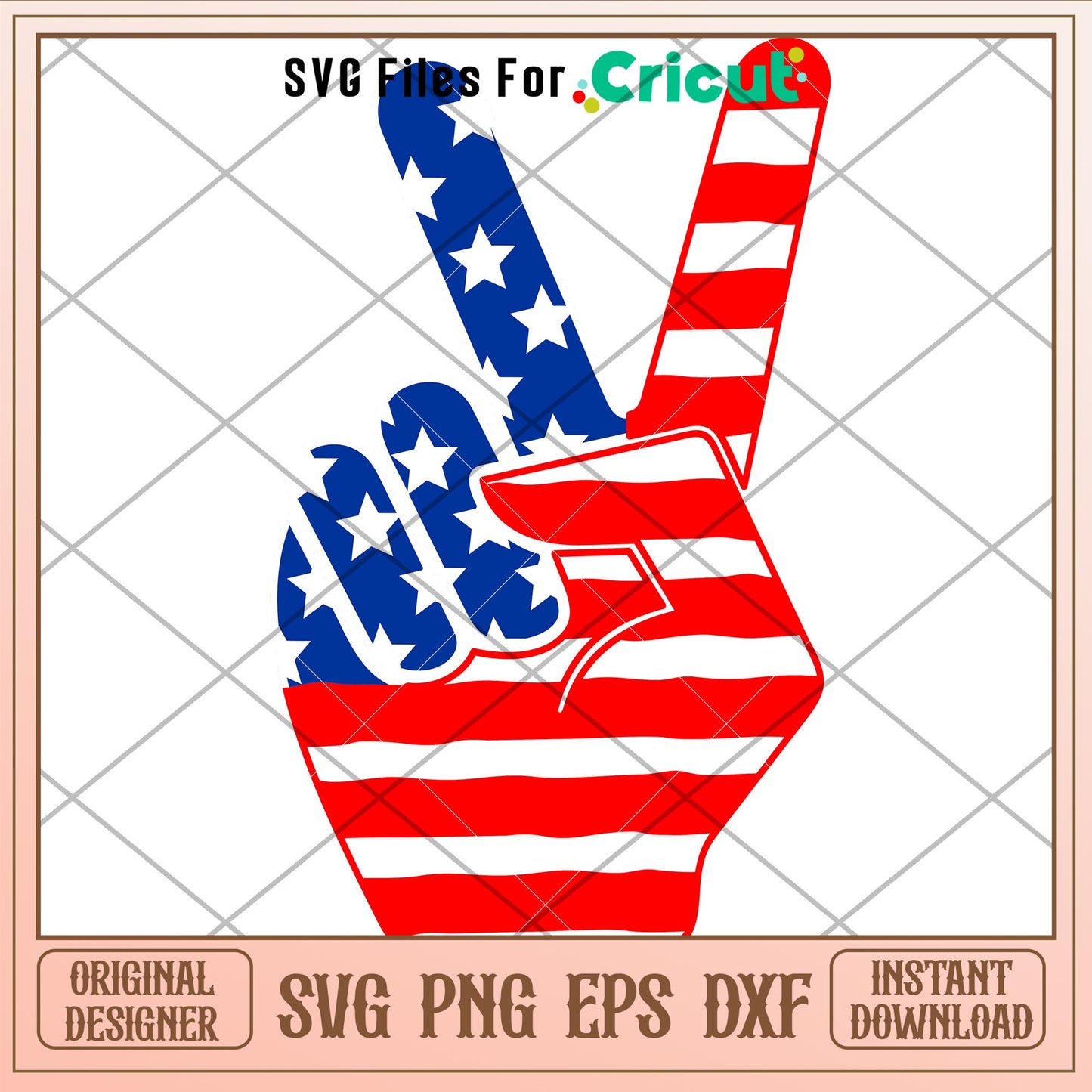 Peace Sign Usa Flag Black, Peace sign with America flag svg