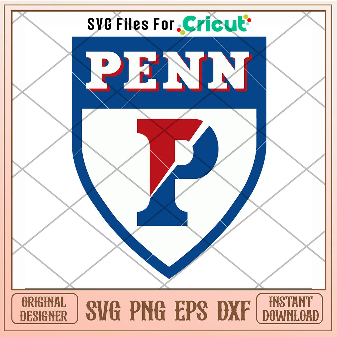 Penn Quakers Logo Svg, Penn Quakers Svg, NCAA Svg