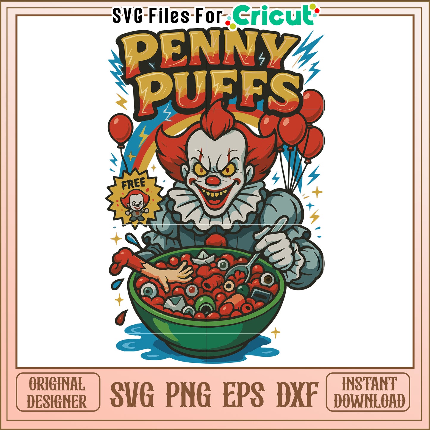 Penny puffs svg, funny halloween svg, halloween time svg