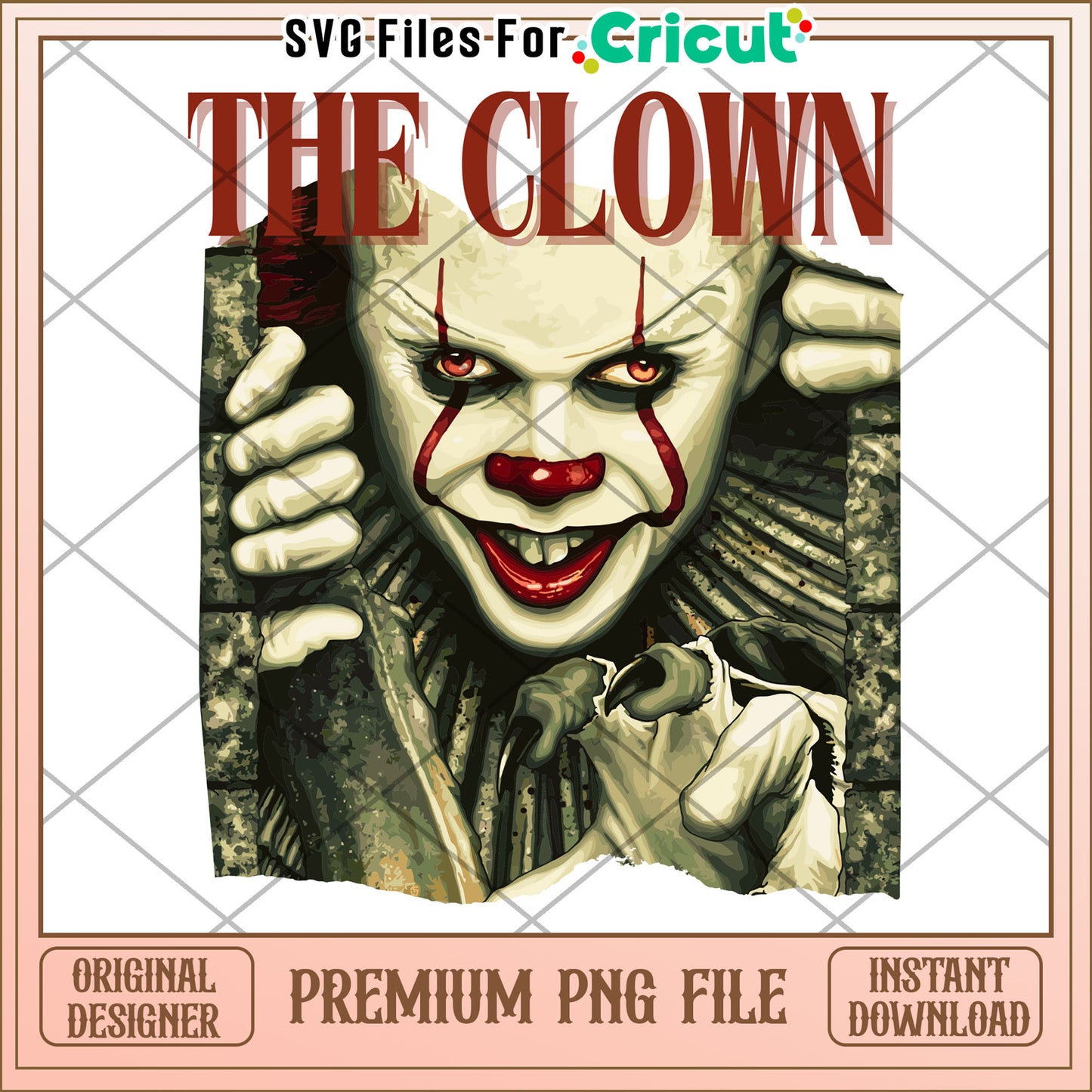 Pennywise the clown png, spooky halloween png, halloween killers png