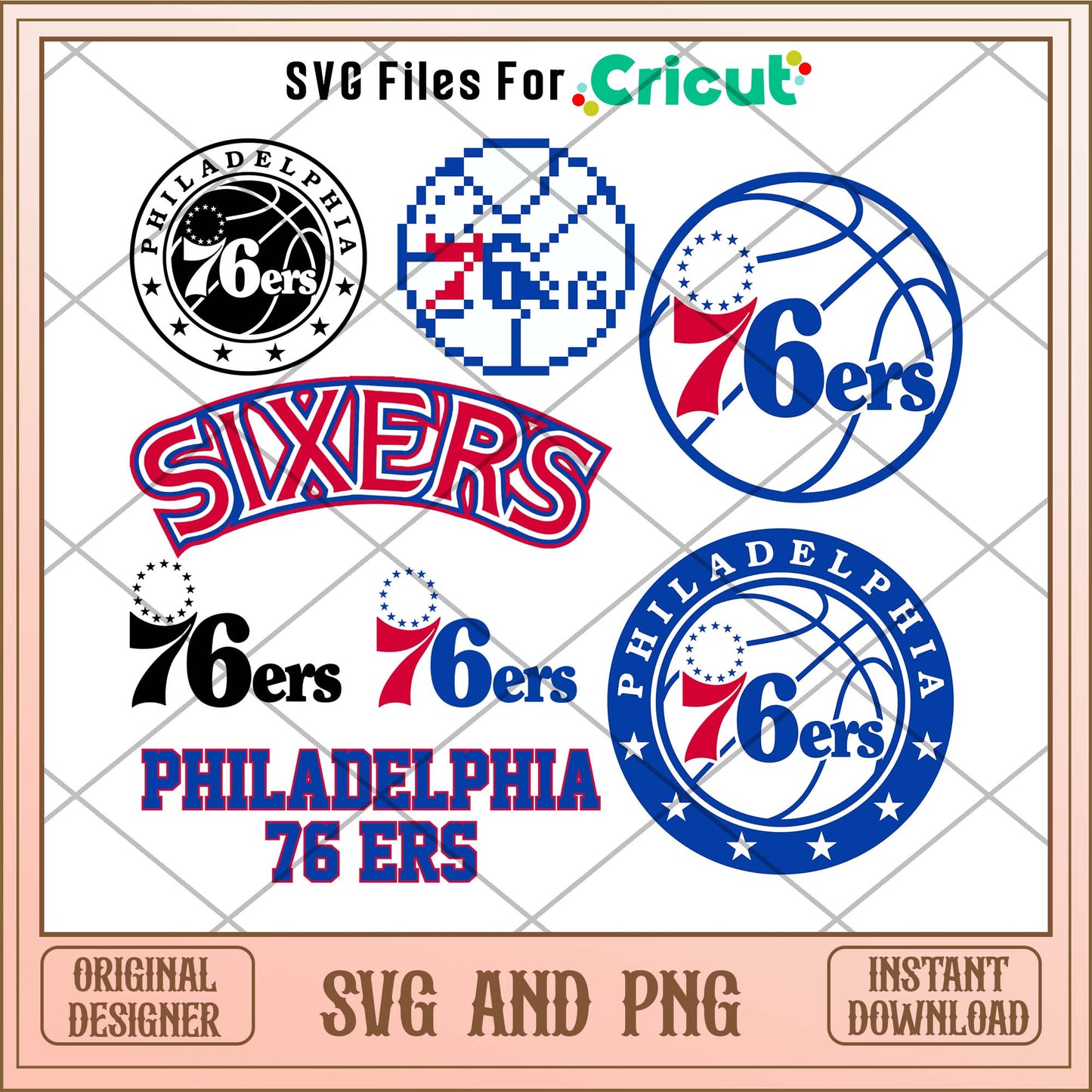 Philadelphia 76ers svg, Philadelphia 76ers svg bundle, NBA svg