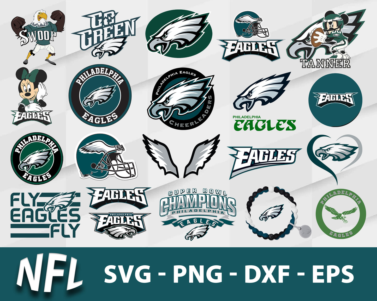 Philadelphia eagles nfl bundle svg, philadelphia eagles football svg